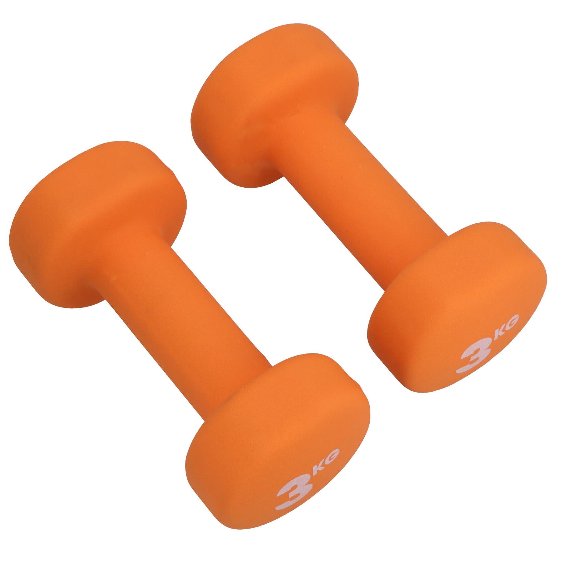 Neoprene Dumbbells Weights 0.5kg - 3kg Gym Exercise Fitness Muscle Workout