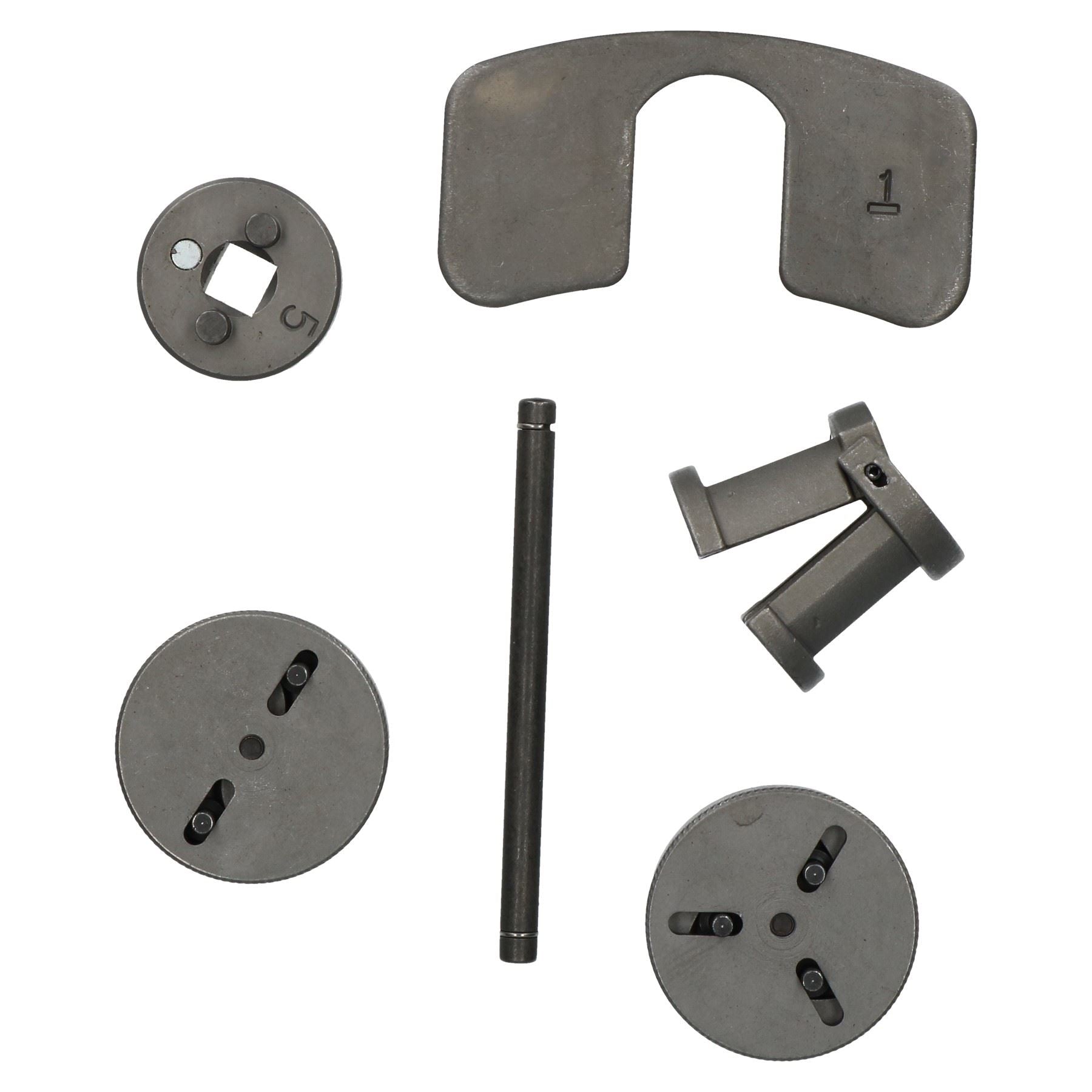 7-teiliges universelles, verstellbares Bremssattel-Rückspulwerkzeug-Set mit 2 und 3 Pins