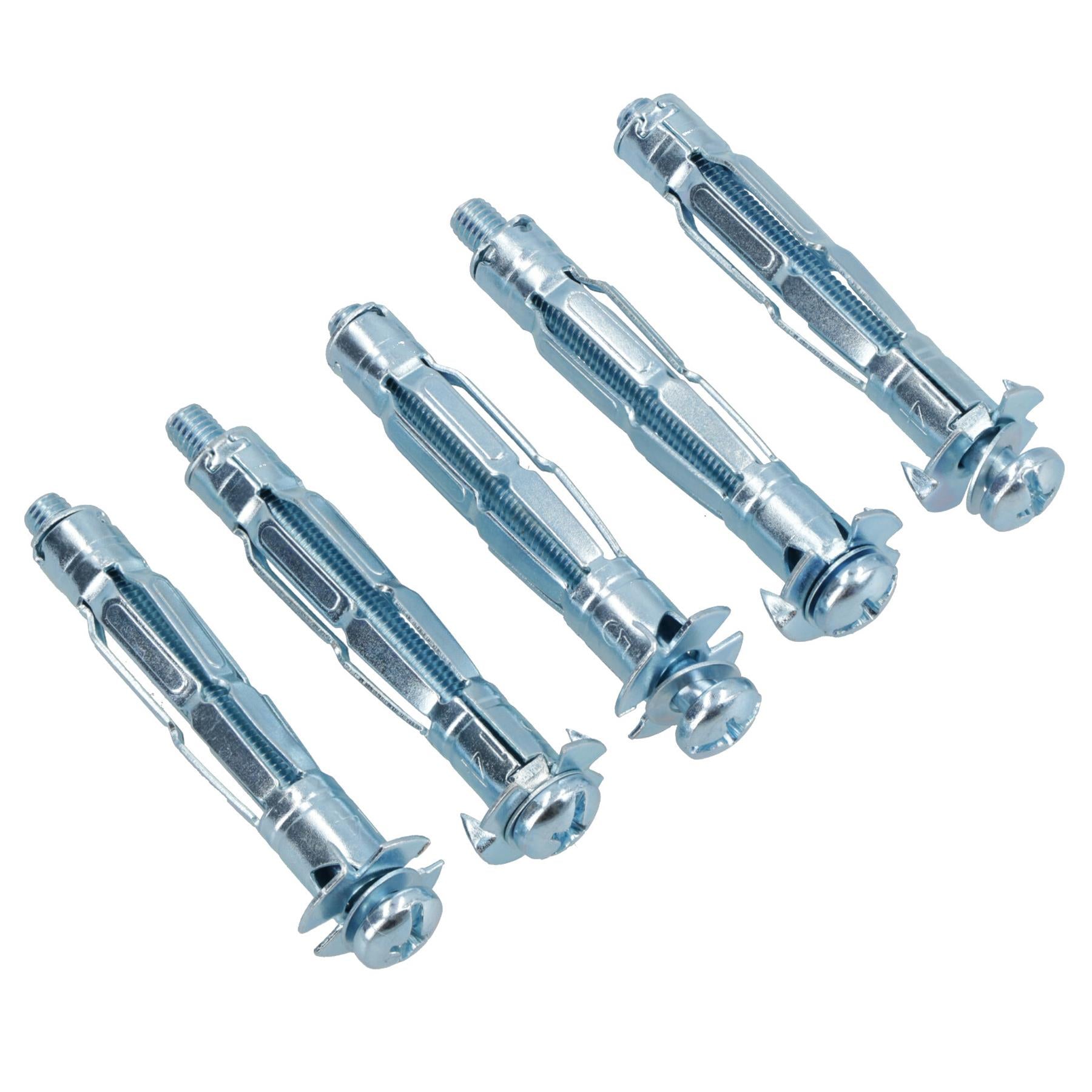 Heavy Duty Metal Plasterboard Cavity Hollow Wall Anchors With Screws 52mm