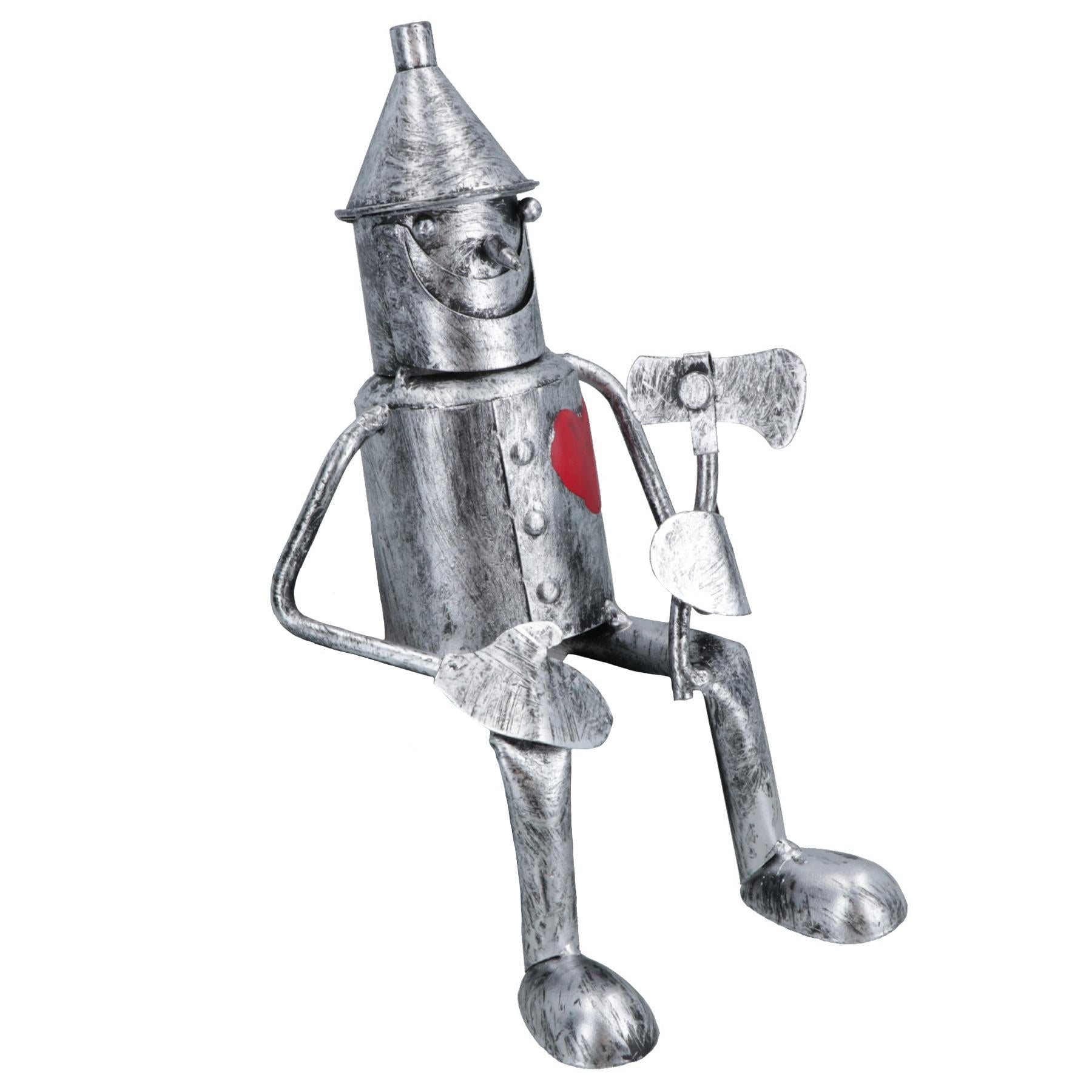 Tin Man Garden Ornament Lawn Art Sculpture Statue Yard Home Decor Small