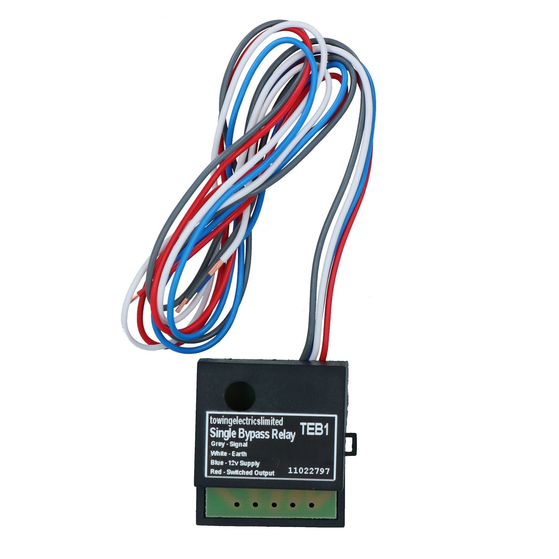 Einzelnes 1-Wege-12-V-Bypass-Relaismodul für die Zündungsversorgung von Anhängerlichtern usw.