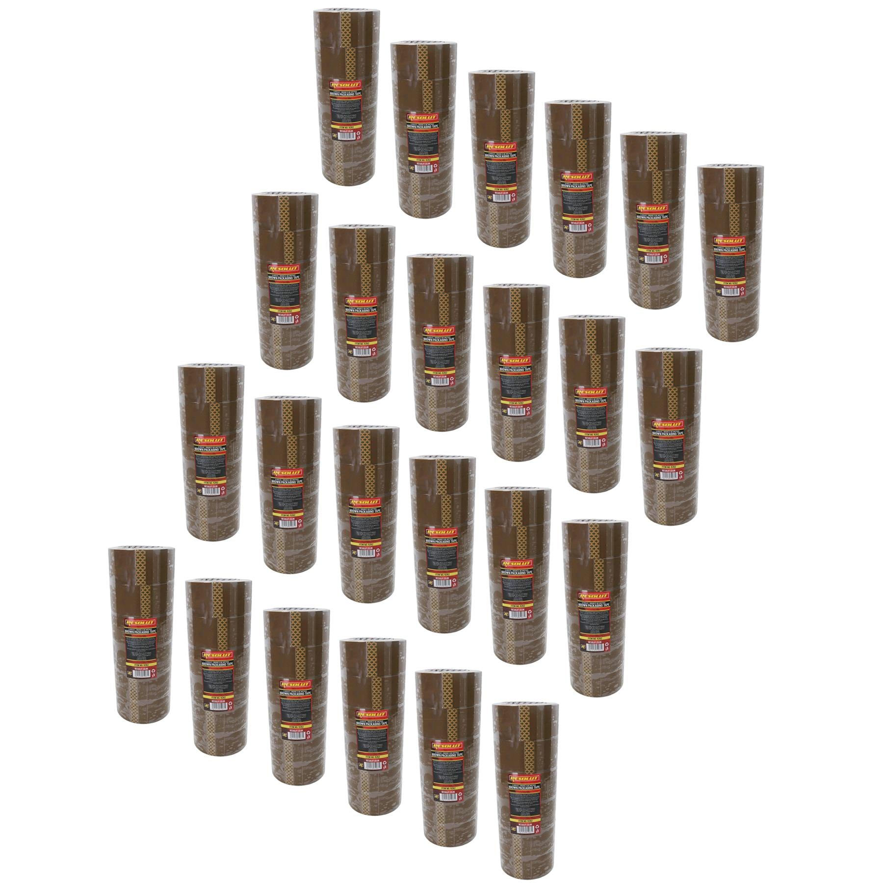 Paketklebeband, braun, 48 mm x 68 m pro Rolle, zum Verschließen, strapazierfähig