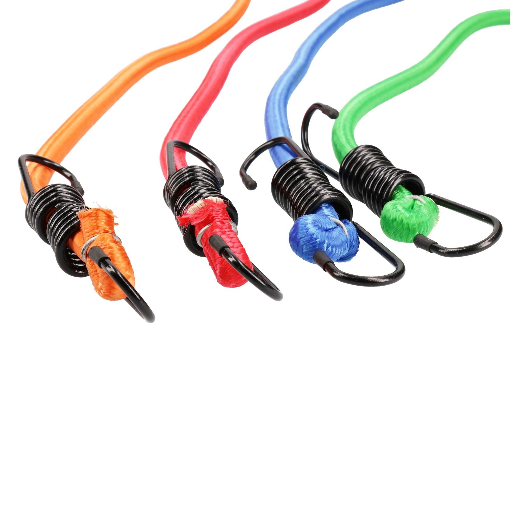 4pc elastische Schnur sicheres Festbinden Gepäck 12mm Bungee Seil Gurt mit Haken