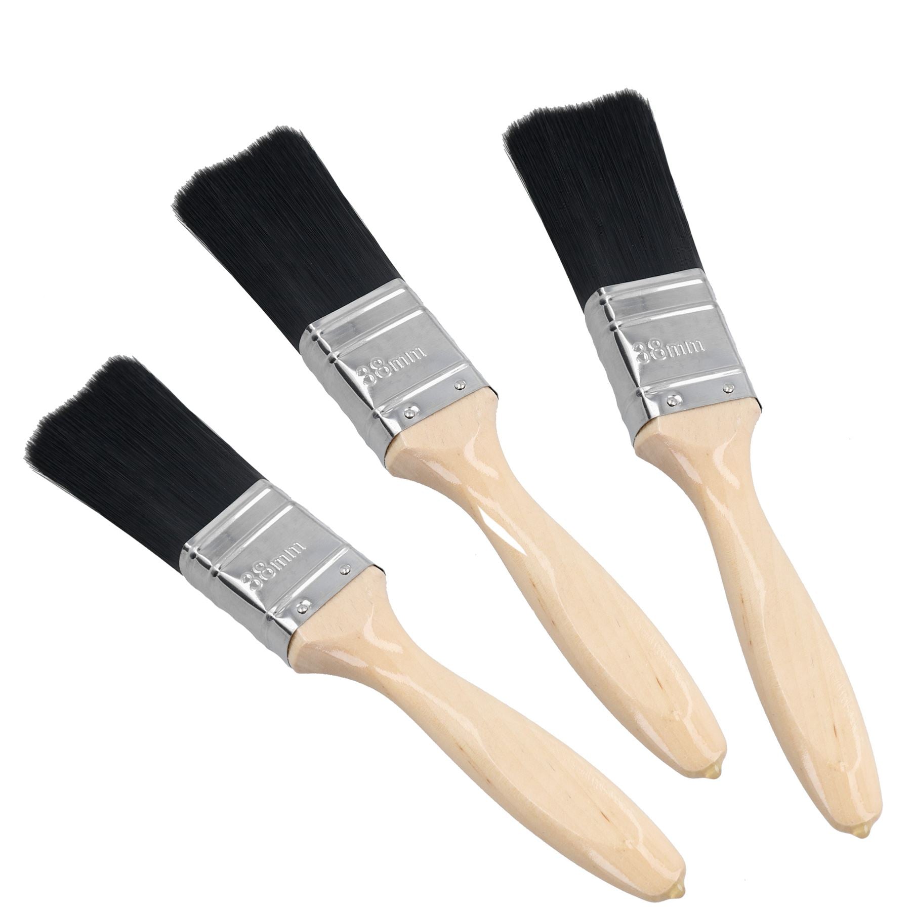 1" 1.5" 2" Paint Brush Painters And Decorators Decorating With Wooden Handles