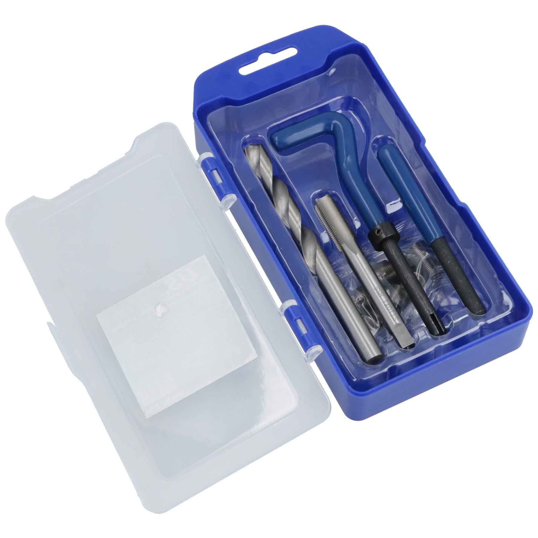 M10 x 1.0mm Metric Thread Repair Kit Helicoil Set for Damaged Threads 15pc