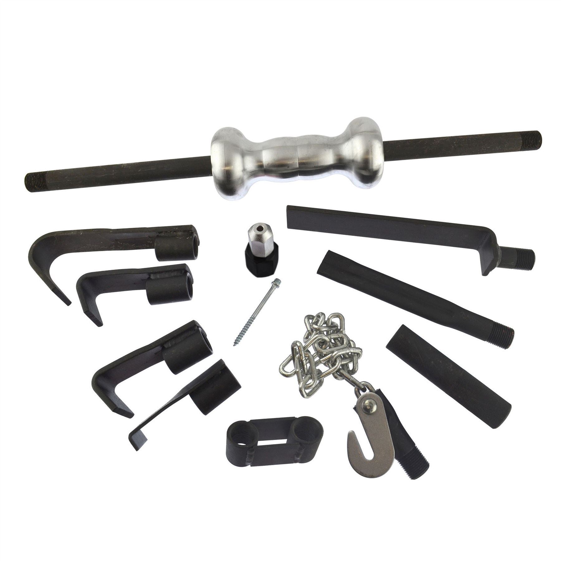 13 stück 10lb Dent Puller Stahl Slide Hammer Auto Van Panel Beater Körper Reparatur TE893