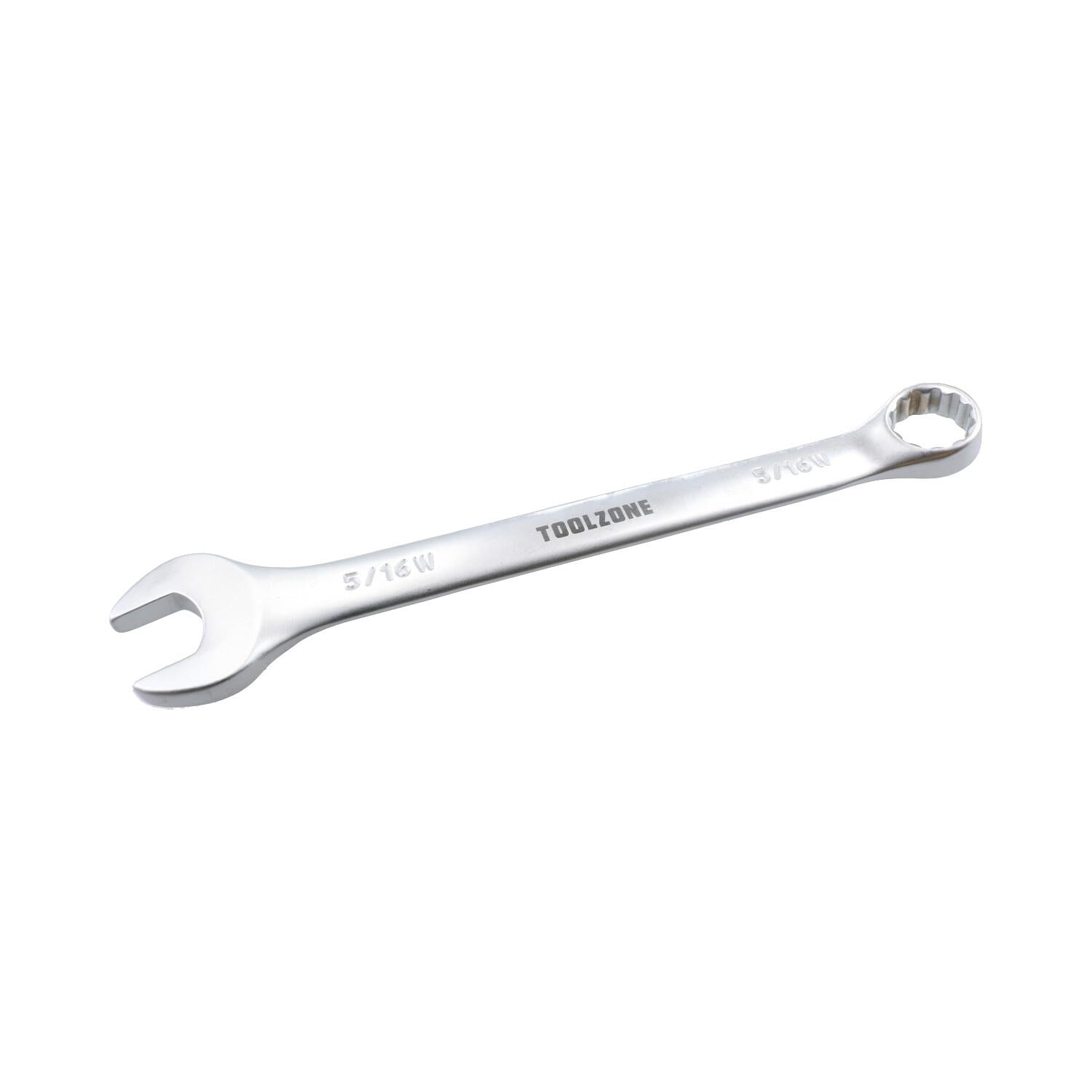 5/16" Whitworth Combination Spanner Chrome Vanadium Steel 190mm Wrench