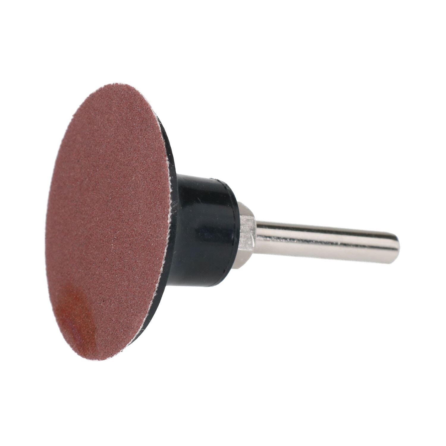 Adaptateur de support en caoutchouc à changement rapide de 50 mm + 100 tampons de ponçage à grain 240