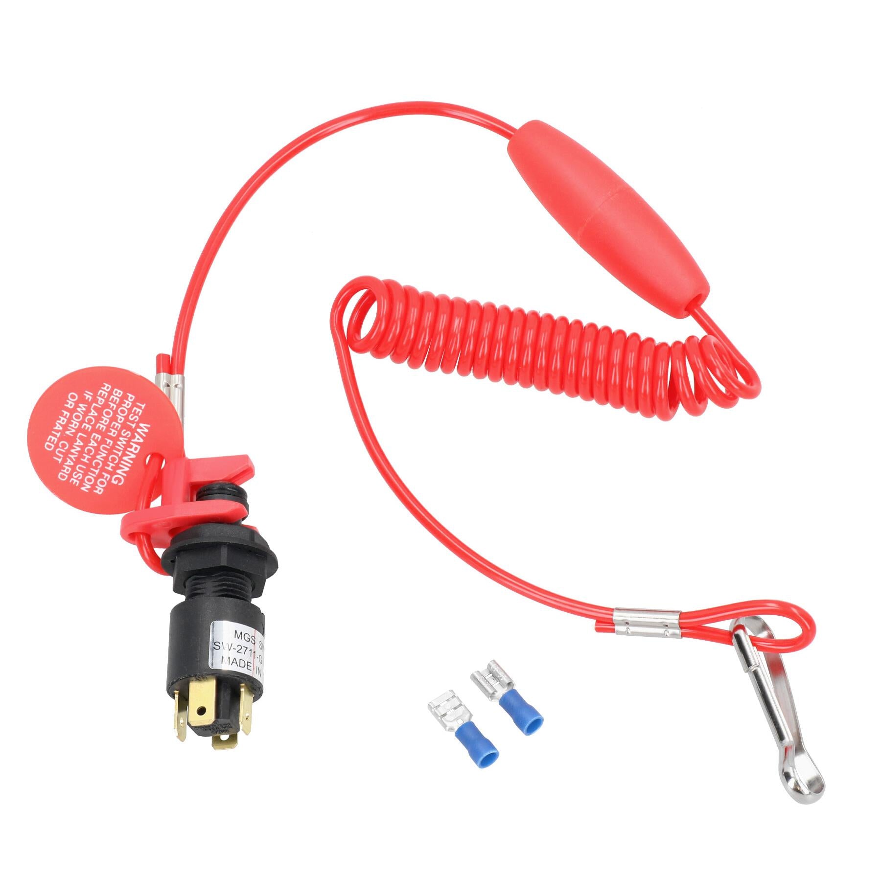 Kill Cord Engine Stop Switch Safety Lanyard Make or Break Type Boat Outboard