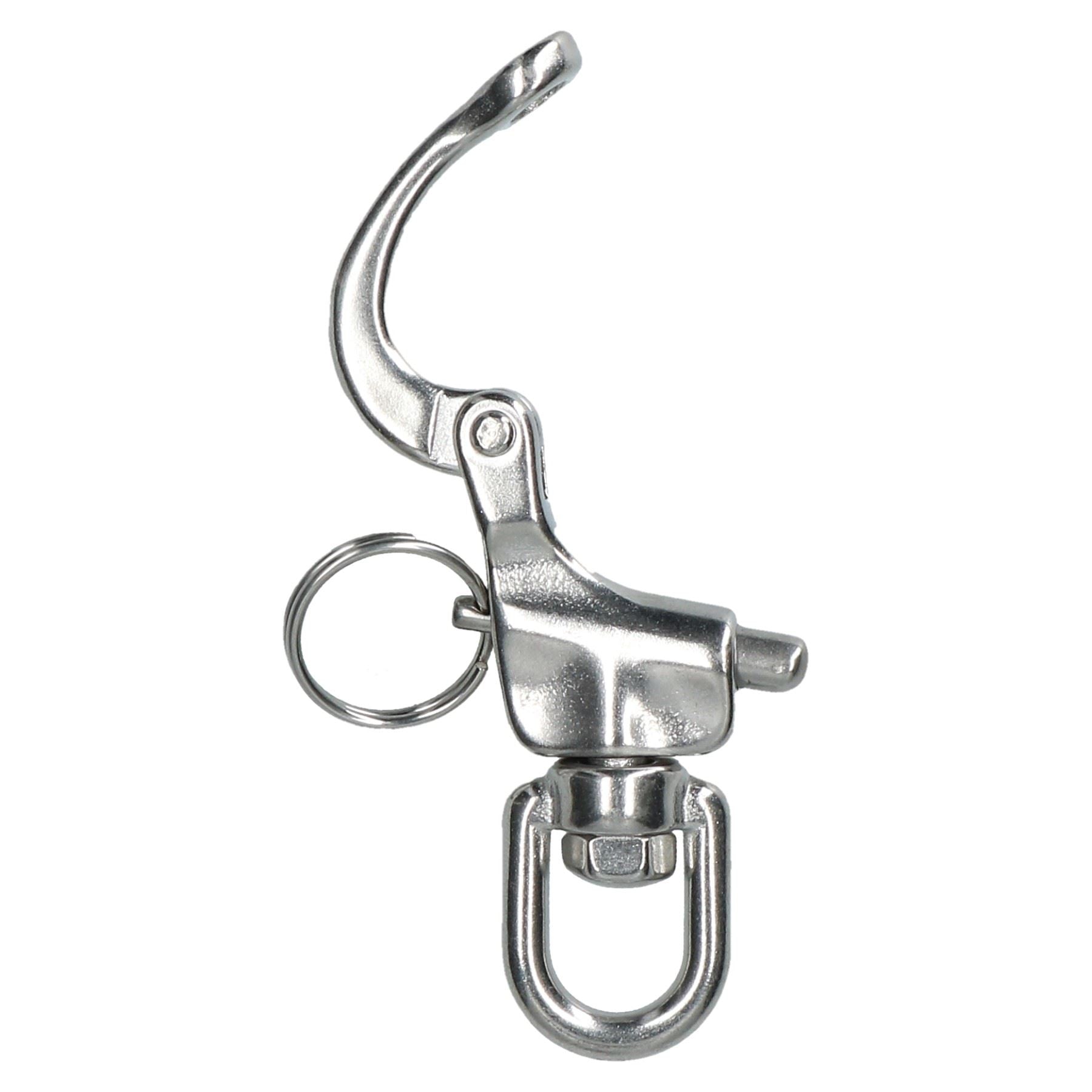 Snap Shackle with Swivel Marine Grade 70mm Stainless Steel Rigging Carabiner