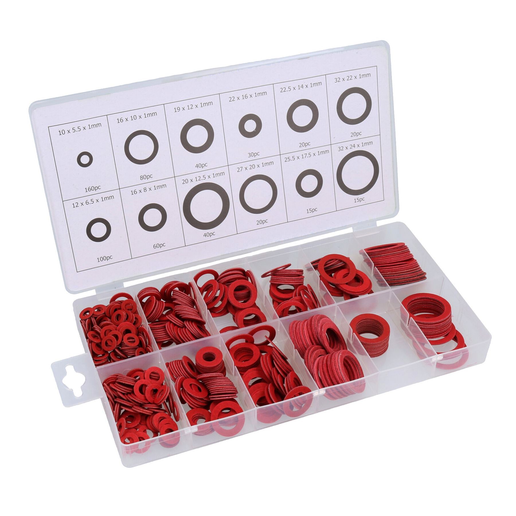 Fibre / Sealing Washer Assortment 600pc AST4