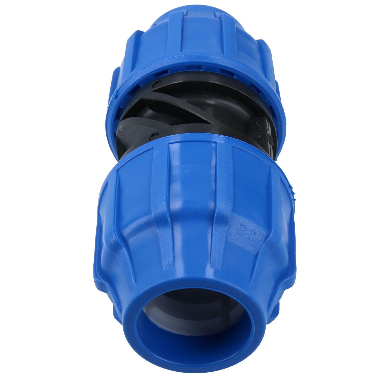 Raccord de compression pour tuyau droit MDPE 32 x 32 mm PN16