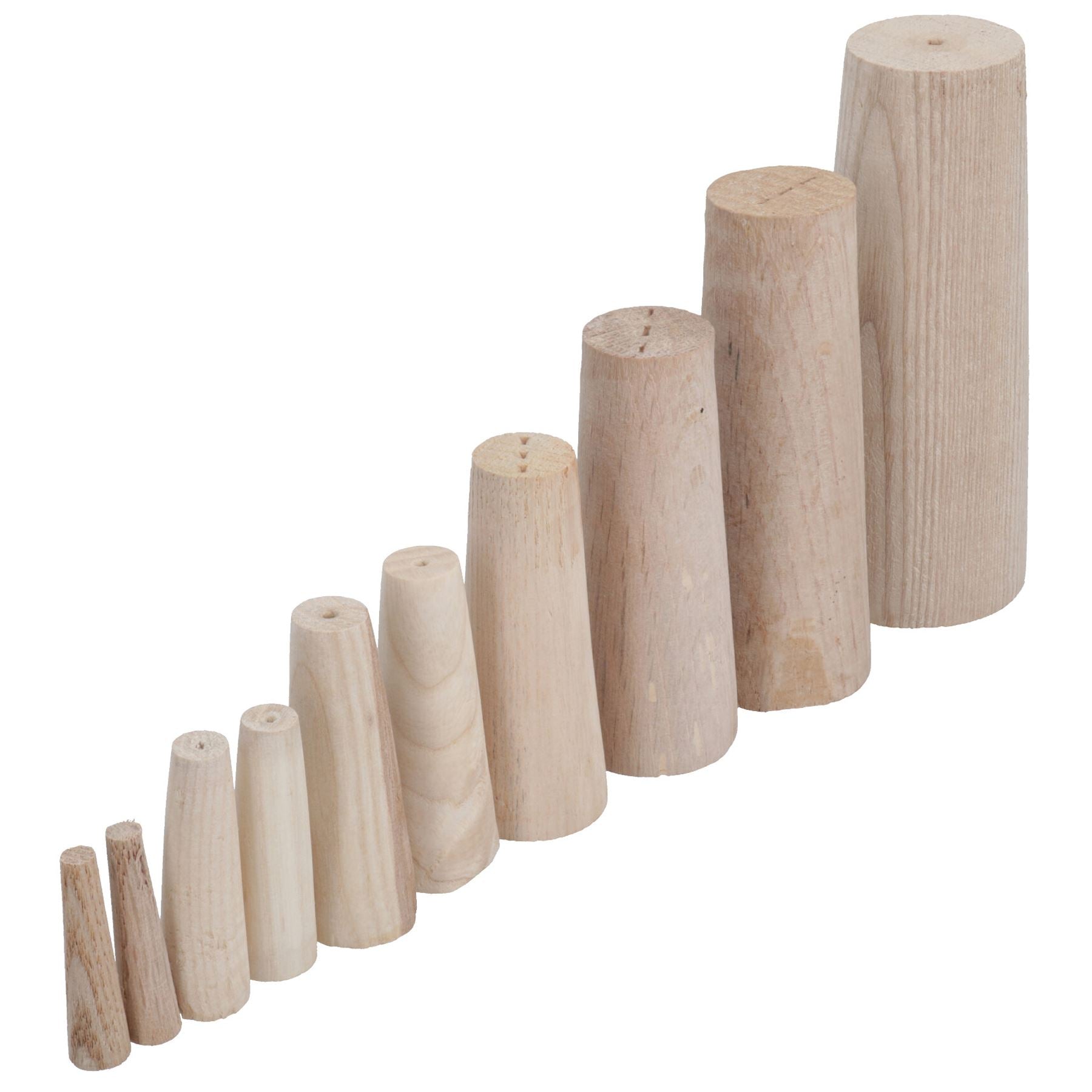 Lot de 10 bouchons de vidange extensibles en bois de 8 à 38 mm pour bateau