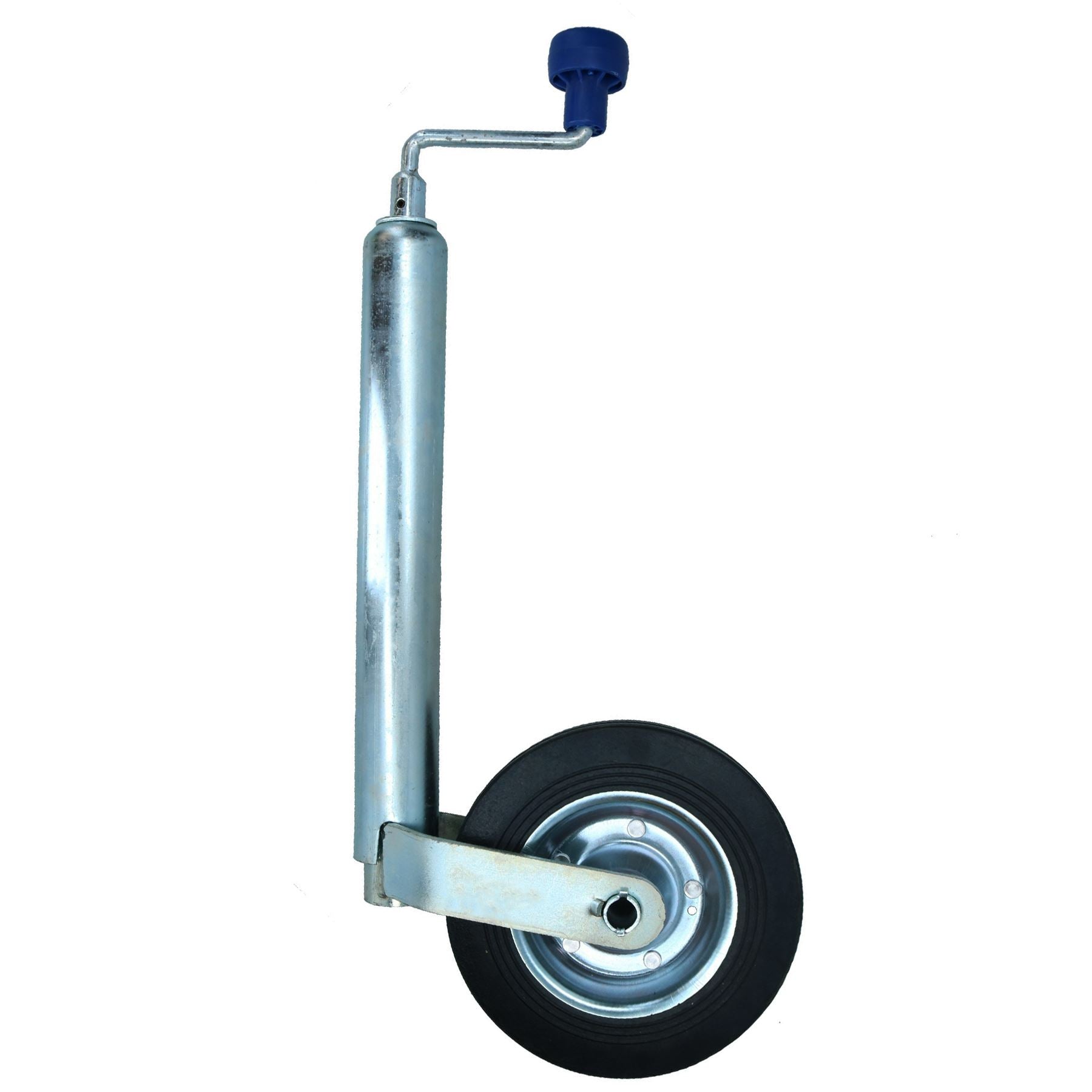 48 mm Stützrad für Anhänger und Wohnwagen mit 200 mm zentriertem Stahlrad