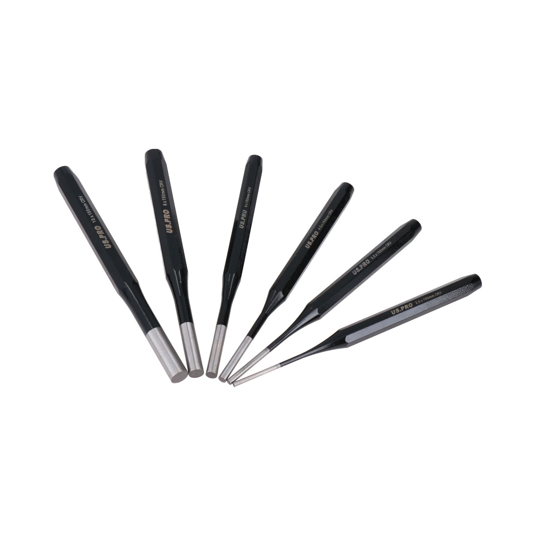 Parallel pin punch set (6 pcs) by BERGEN AT726 – AB Tools Online
