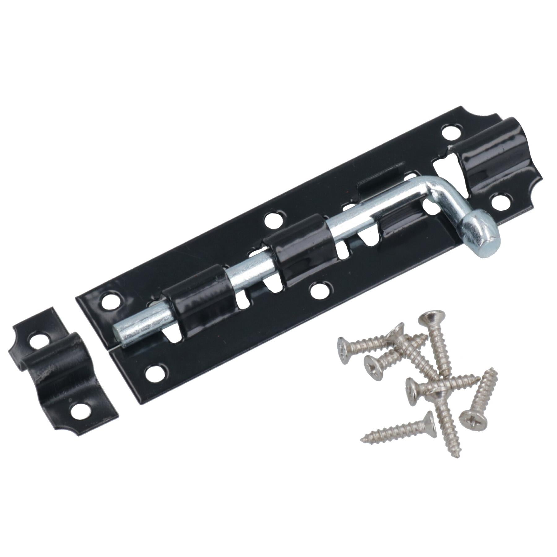 4” Jumbo Tower Bolt Sliding Shoot Bolt Latch Catch for Sheds Gates Doors