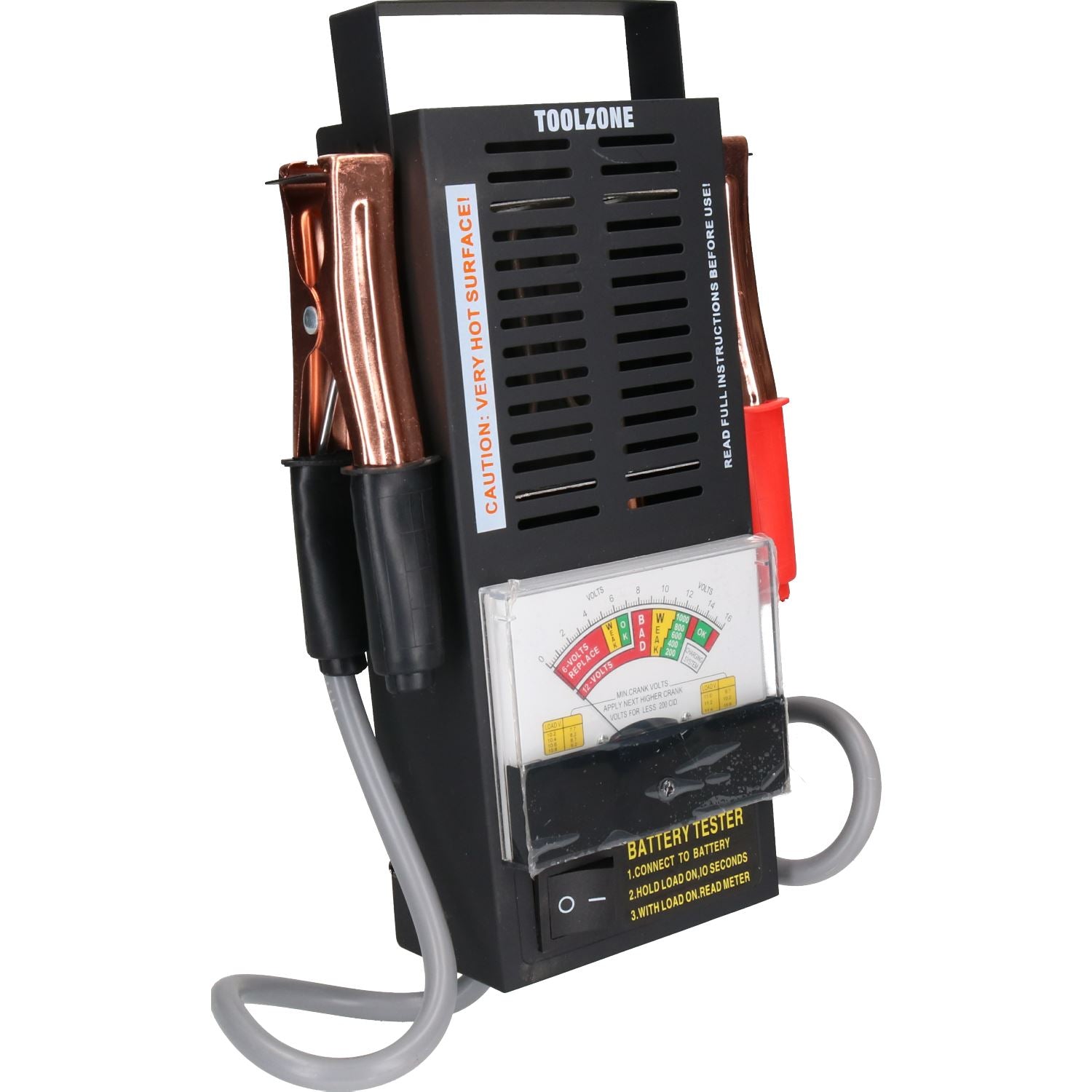 Testeur de charge de batterie de voiture 6 V/12 V 100 A Testeur de système de charge d'alternateur