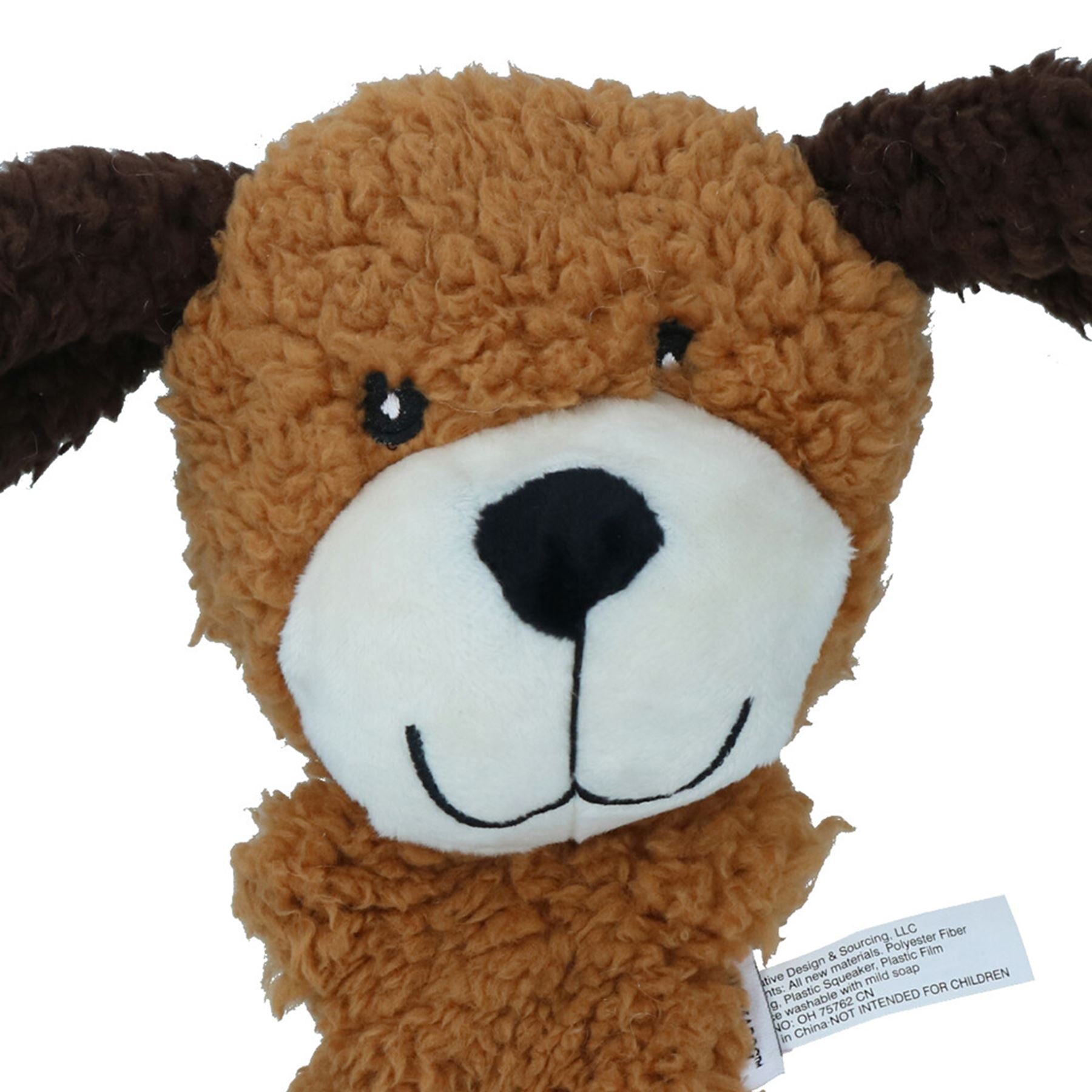 Jouet en peluche sans rembourrage Aroma Big Head Flattie, apaisant à la lavande pour chien, cadeau