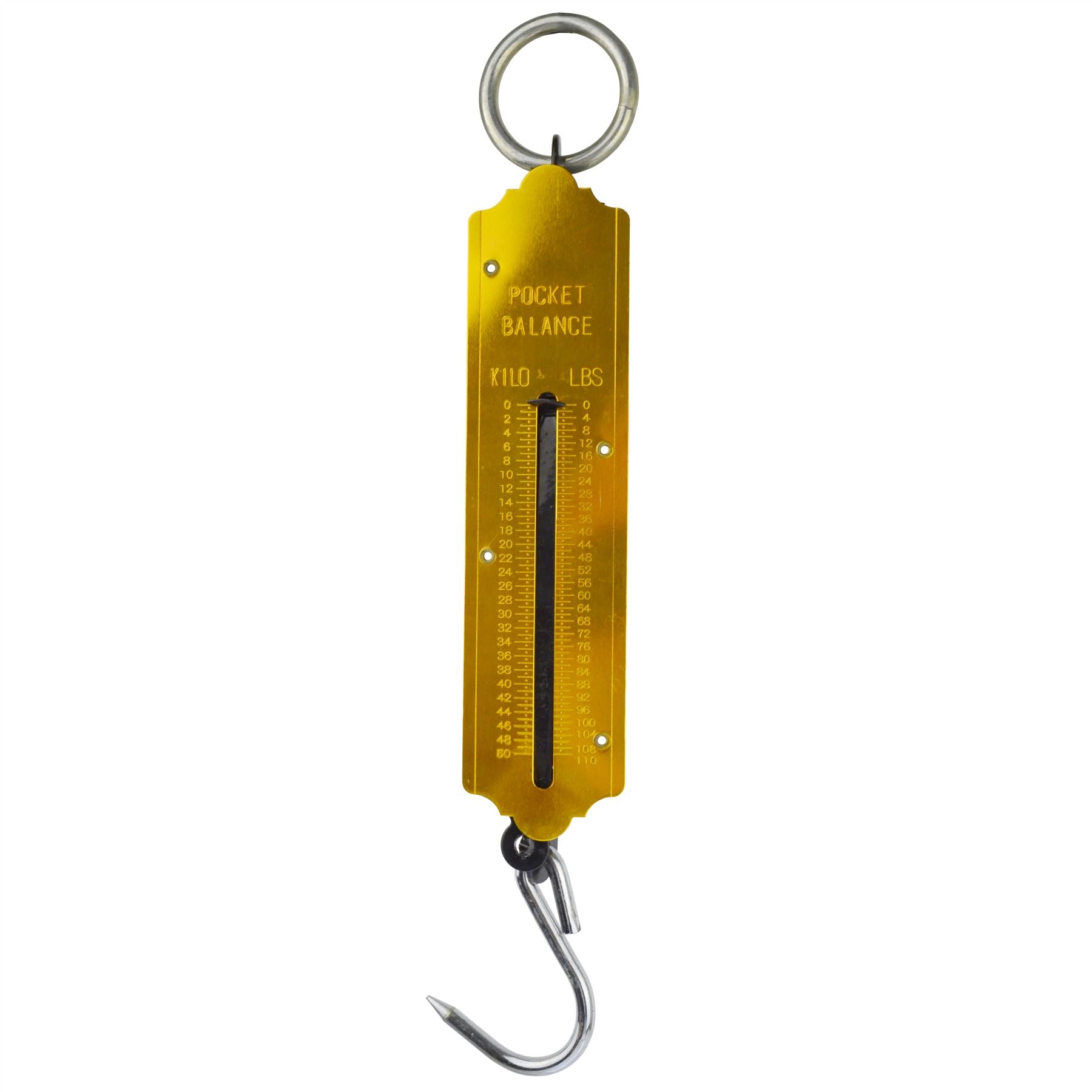 Taschenwaage mit Federwaage für Gepäck/Angeln, 50 kg, TE727