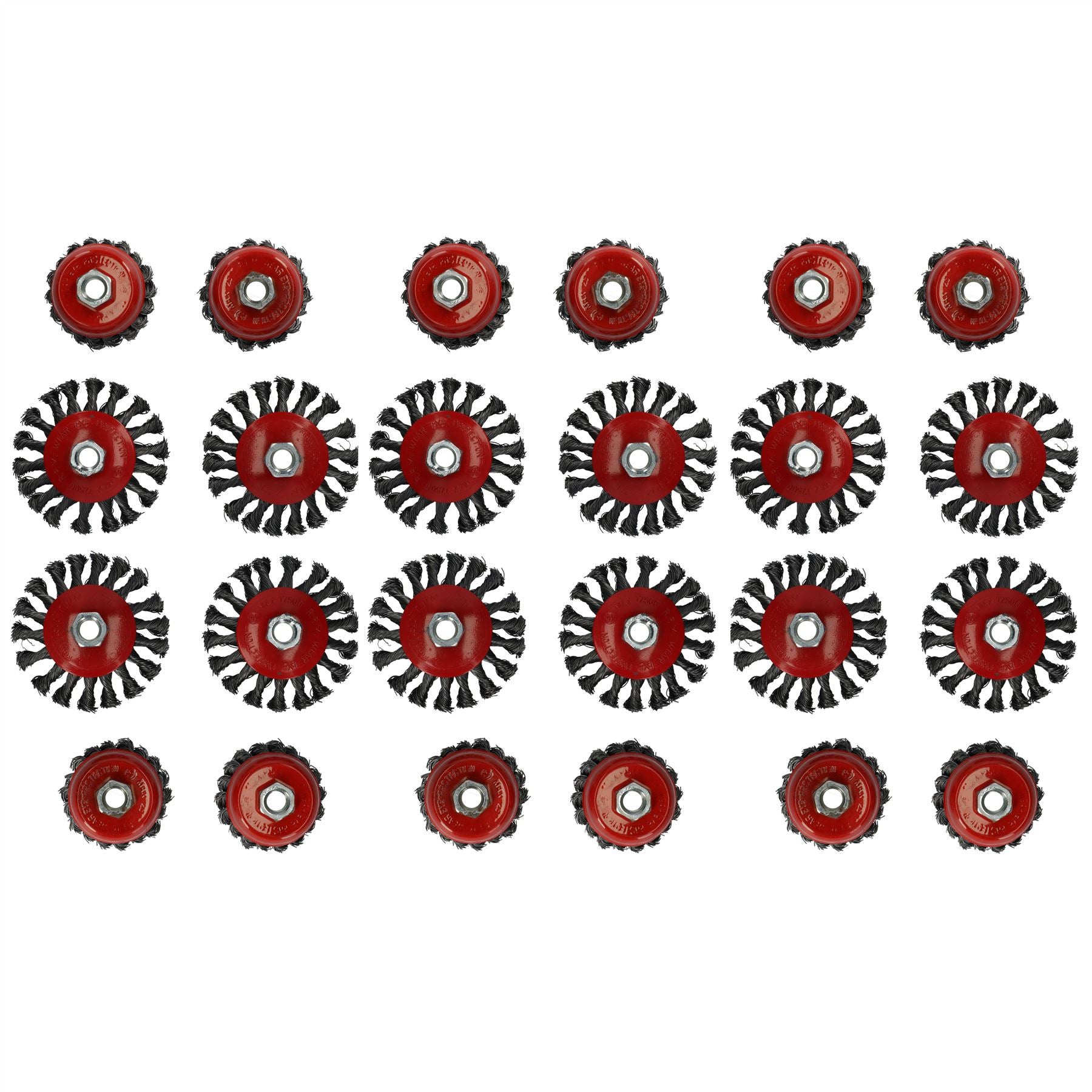 115mm Cup & Bevel Wire Twist Brush Rust Paint Removal For 4-1/2" Grinders