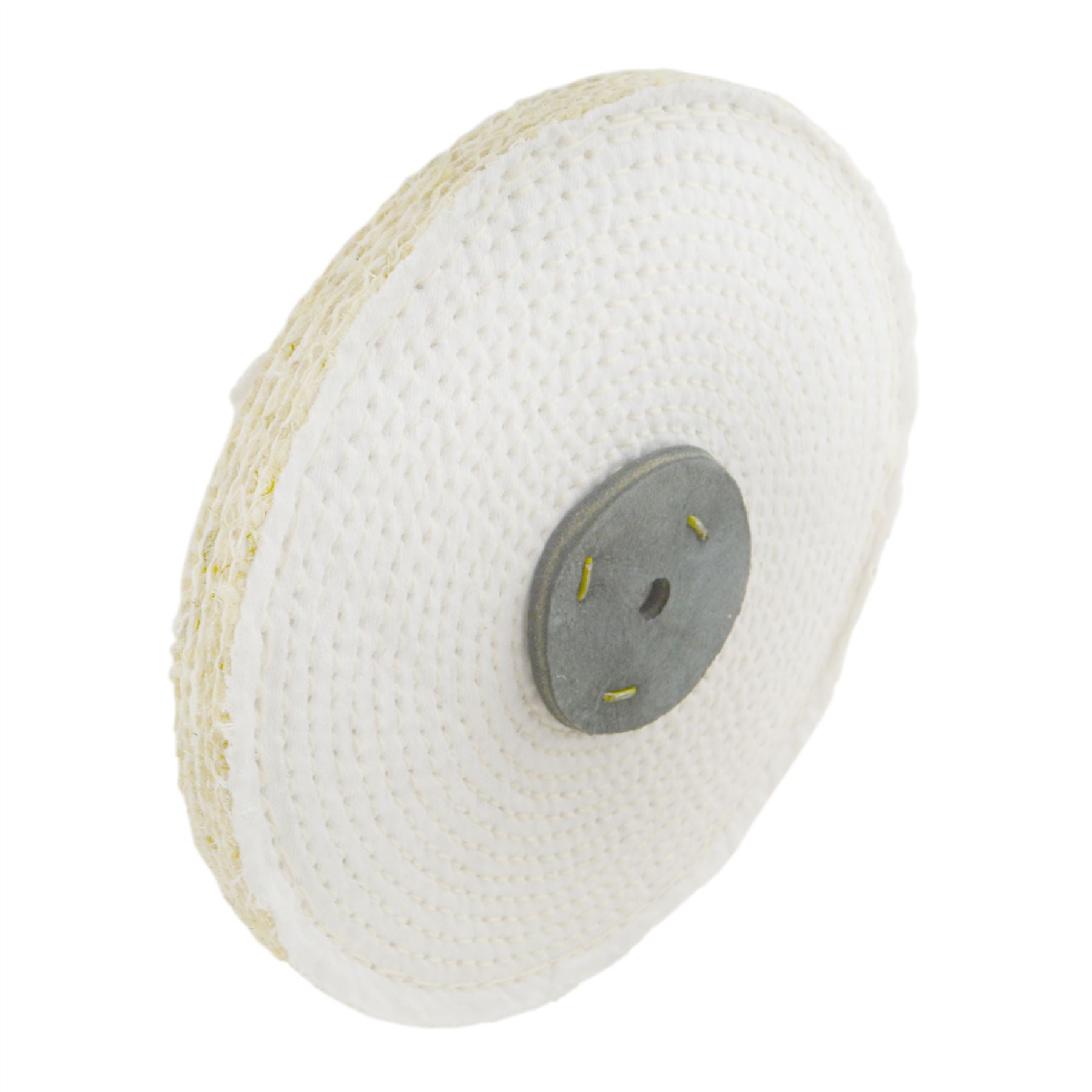 Coarse Sisal Fast Cut Buffing Polishing Mop 8" x 0.5" 1 Section 1st Stage Metal