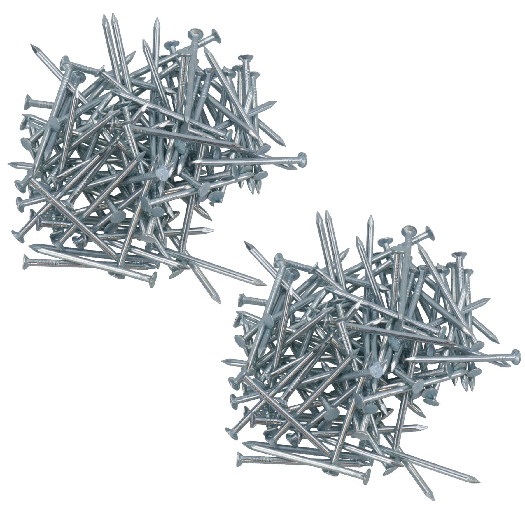 Clous à tête ronde en fil de fer 1,6 mm x 30 mm pour bois zingué
