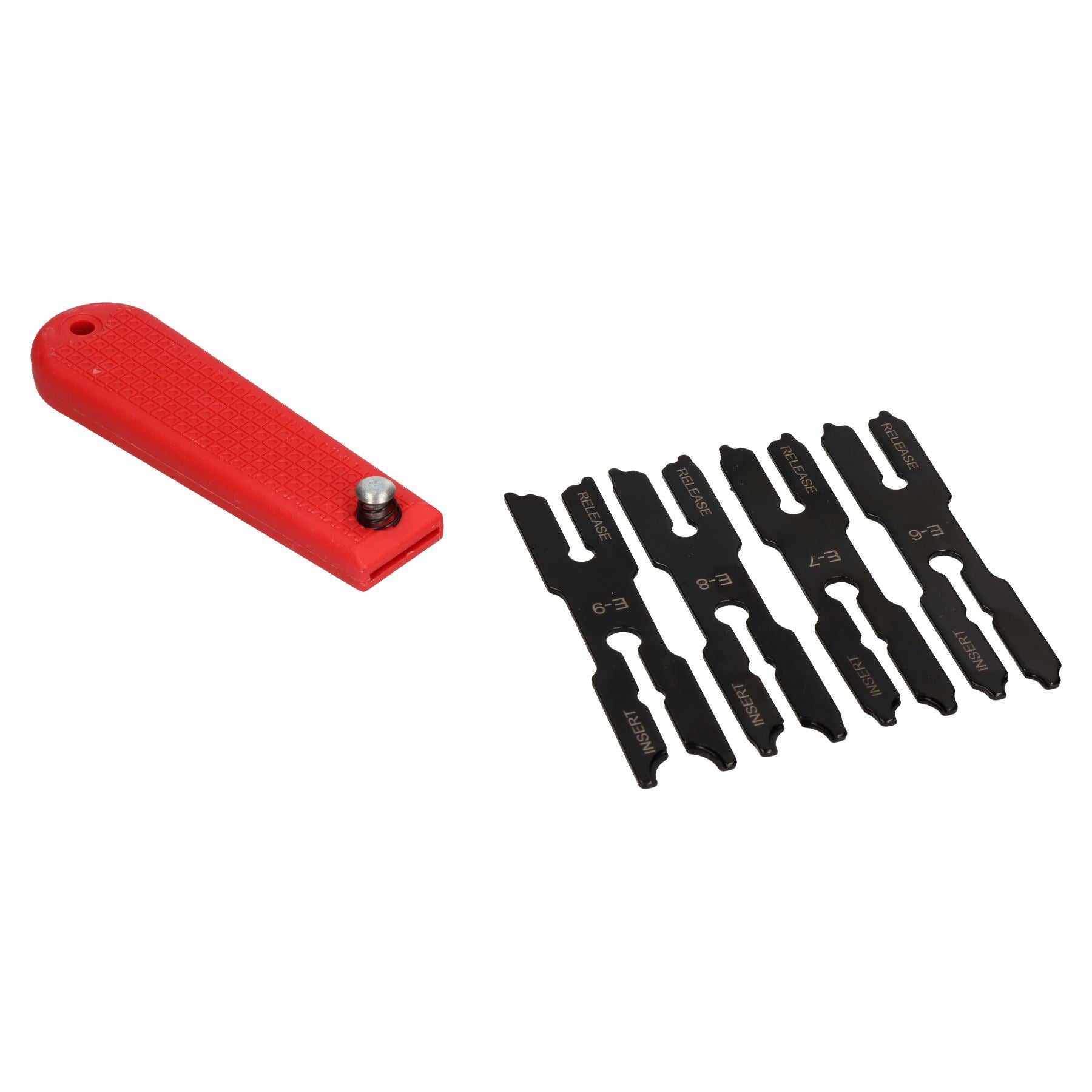 Kit d'outils de démontage et d'installation de fixations E-Clip pour clips E 6 mm - 9 mm, ensemble de 5 pièces