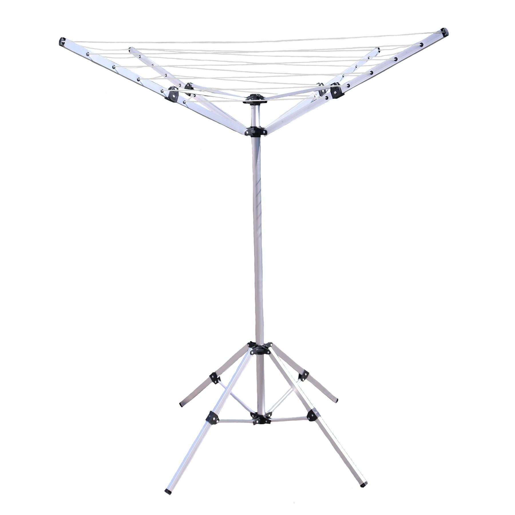 4 Arm Portable Rotary Airer Clothes Dryer Washing Line Folding Hanger 20 Metres