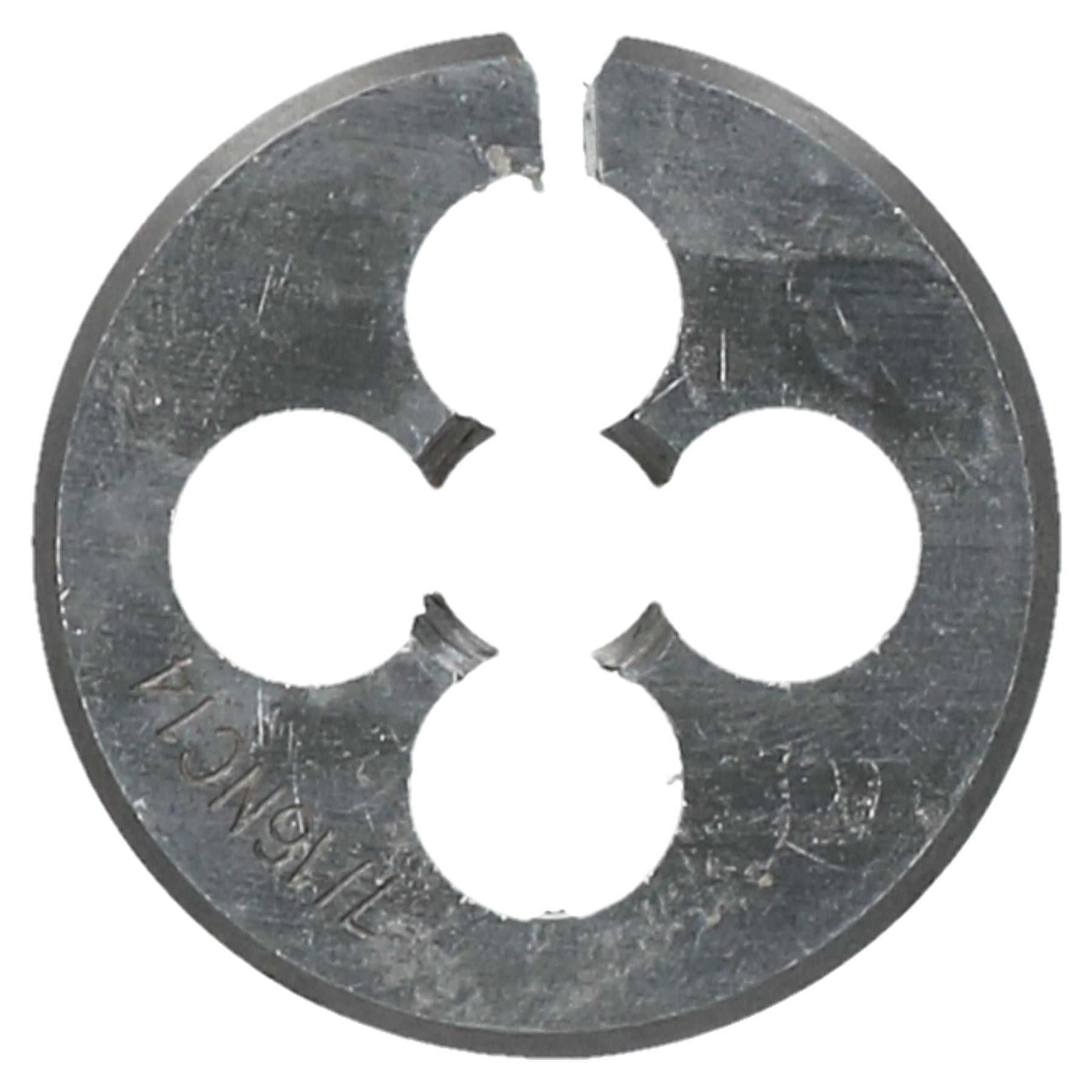 Taraud et filière UNC 1/4" - 5/8" en acier au tungstène et filière fendue 38 mm