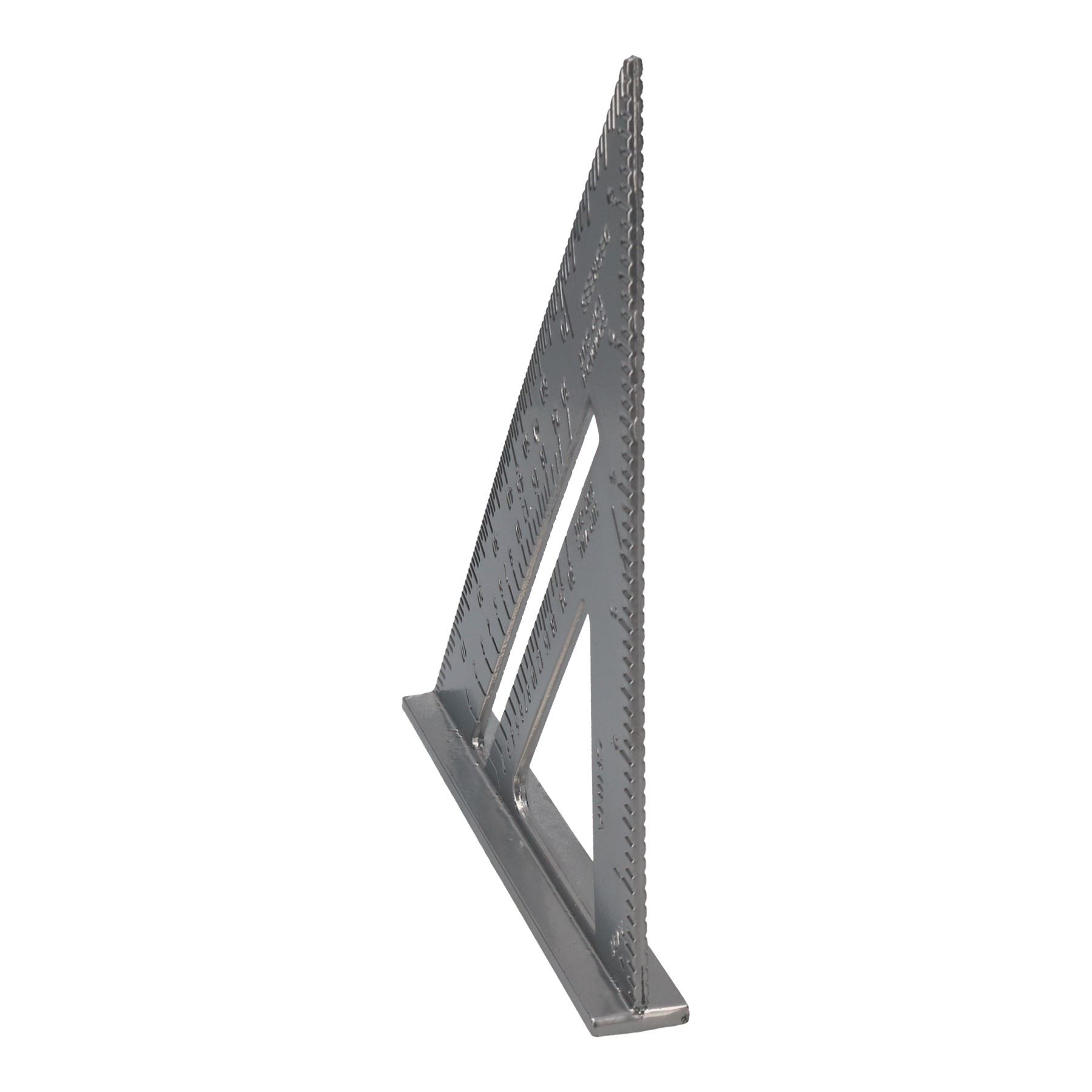 Équerre de mesure rapide en aluminium de 6 po pour chevrons de toiture, guide de menuiserie