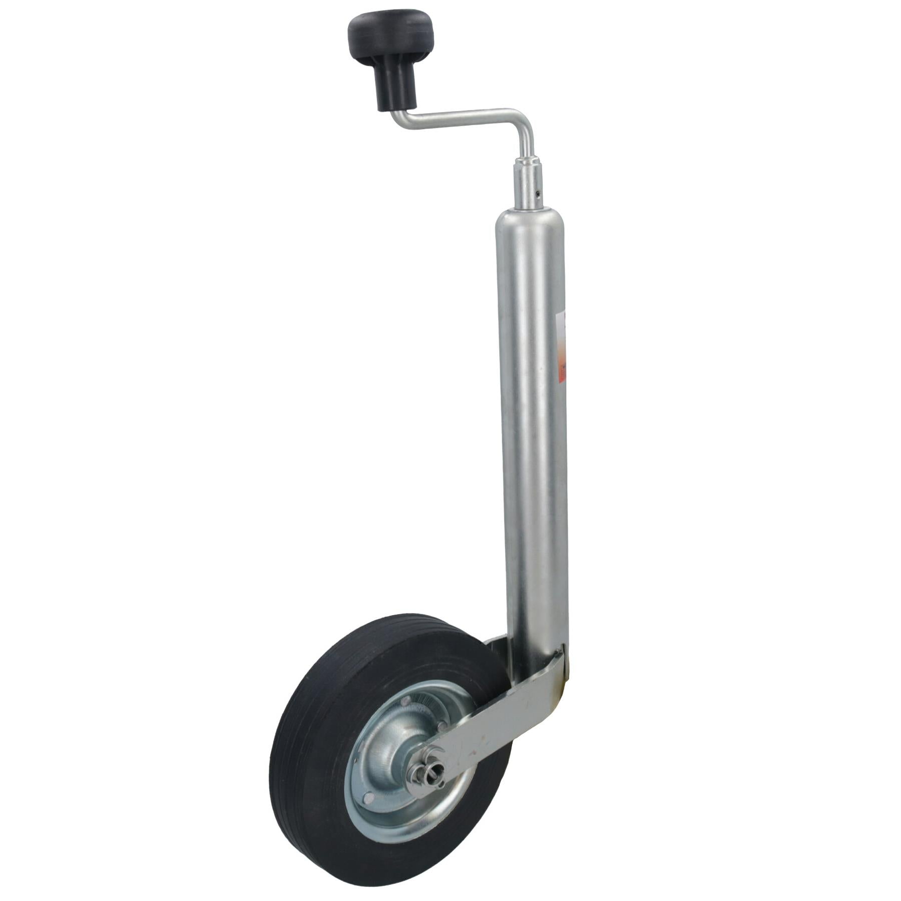 48 mm Stützrad und Klemme, strapazierfähig, für Anhänger, Wohnwagen, solides 200 mm Rad