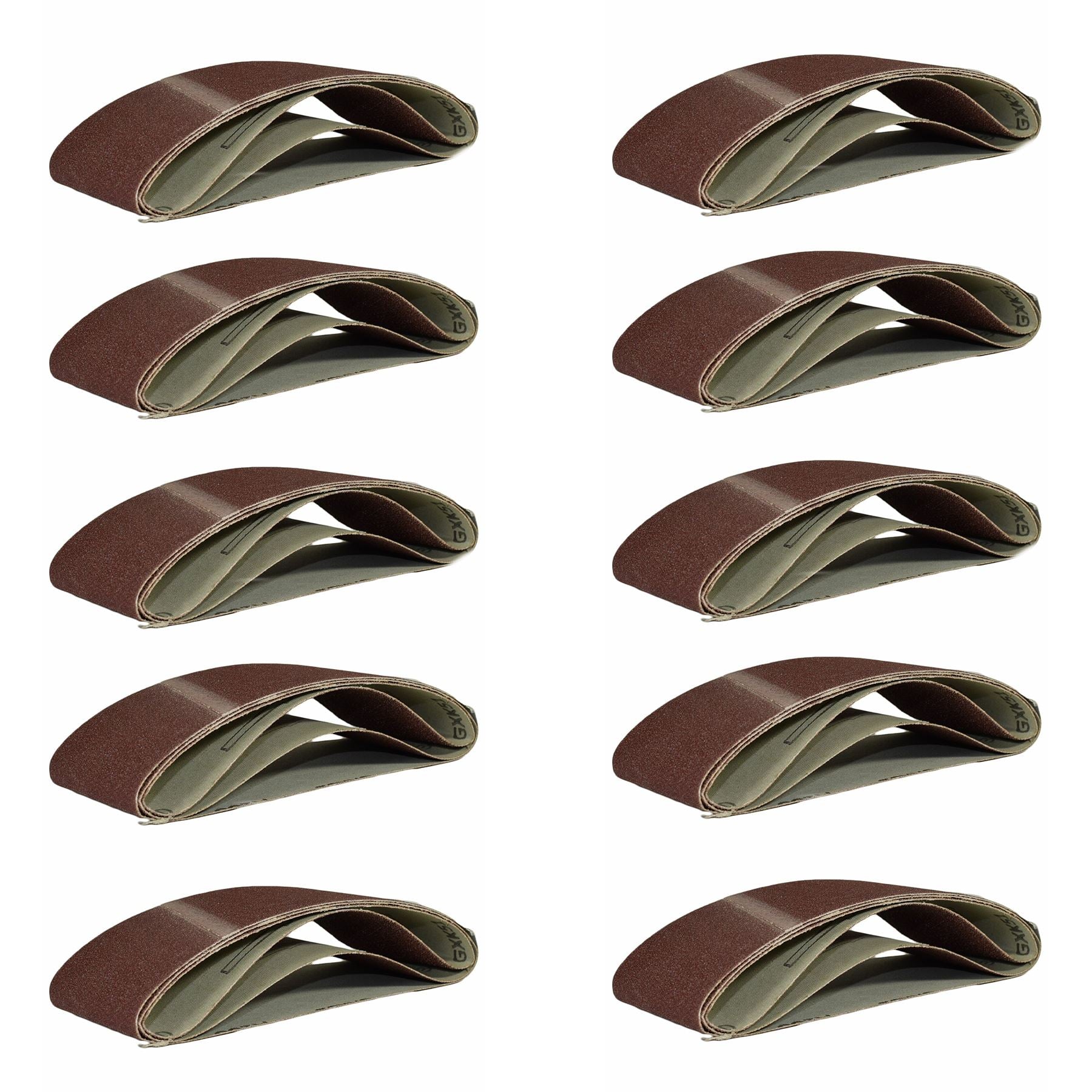 Bandes abrasives à grains mixtes 457 mm x 75 mm Bande de ponceuse Power File