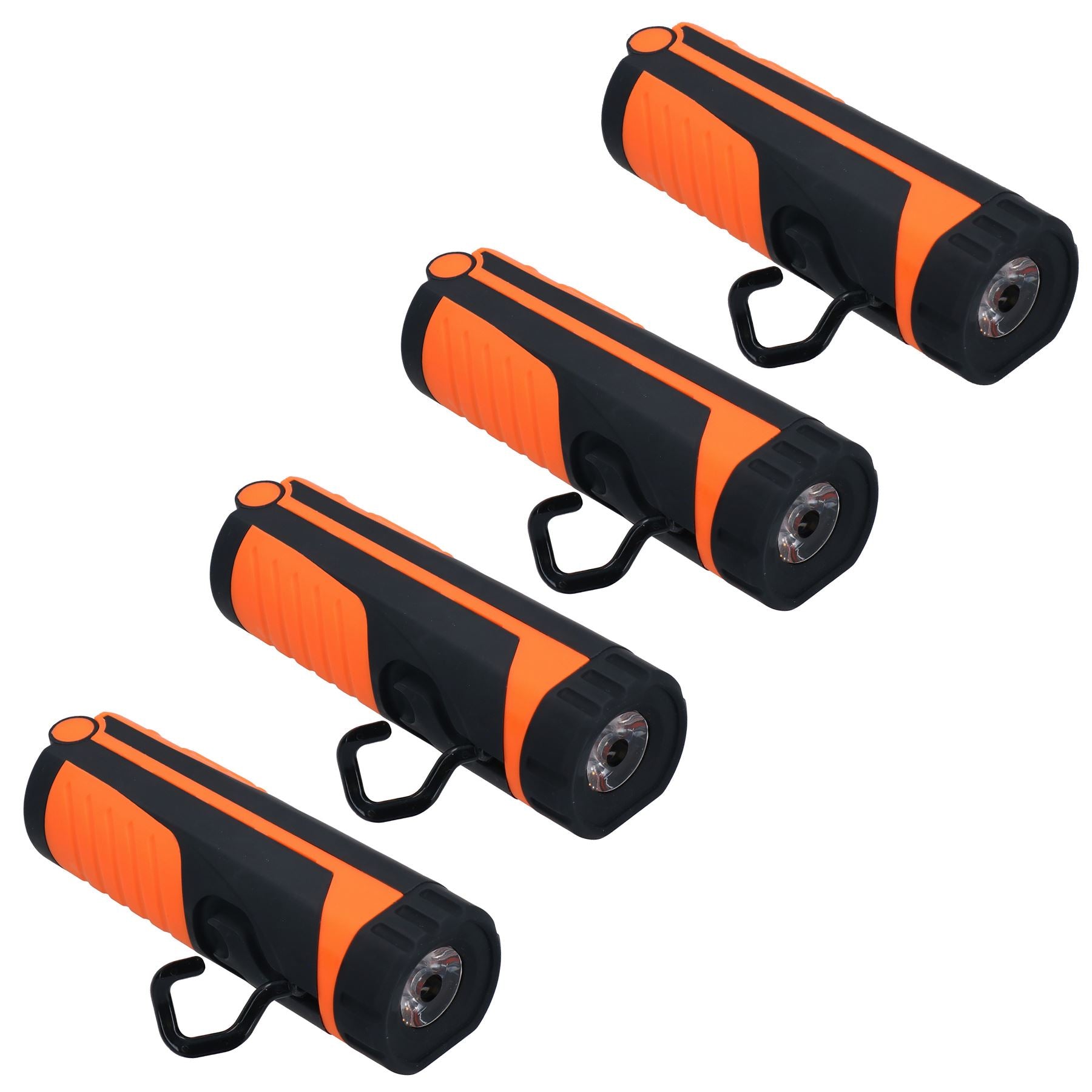 Lampe torche COB de 3 watts et lampe de travail d'inspection pliable alimentée par batterie