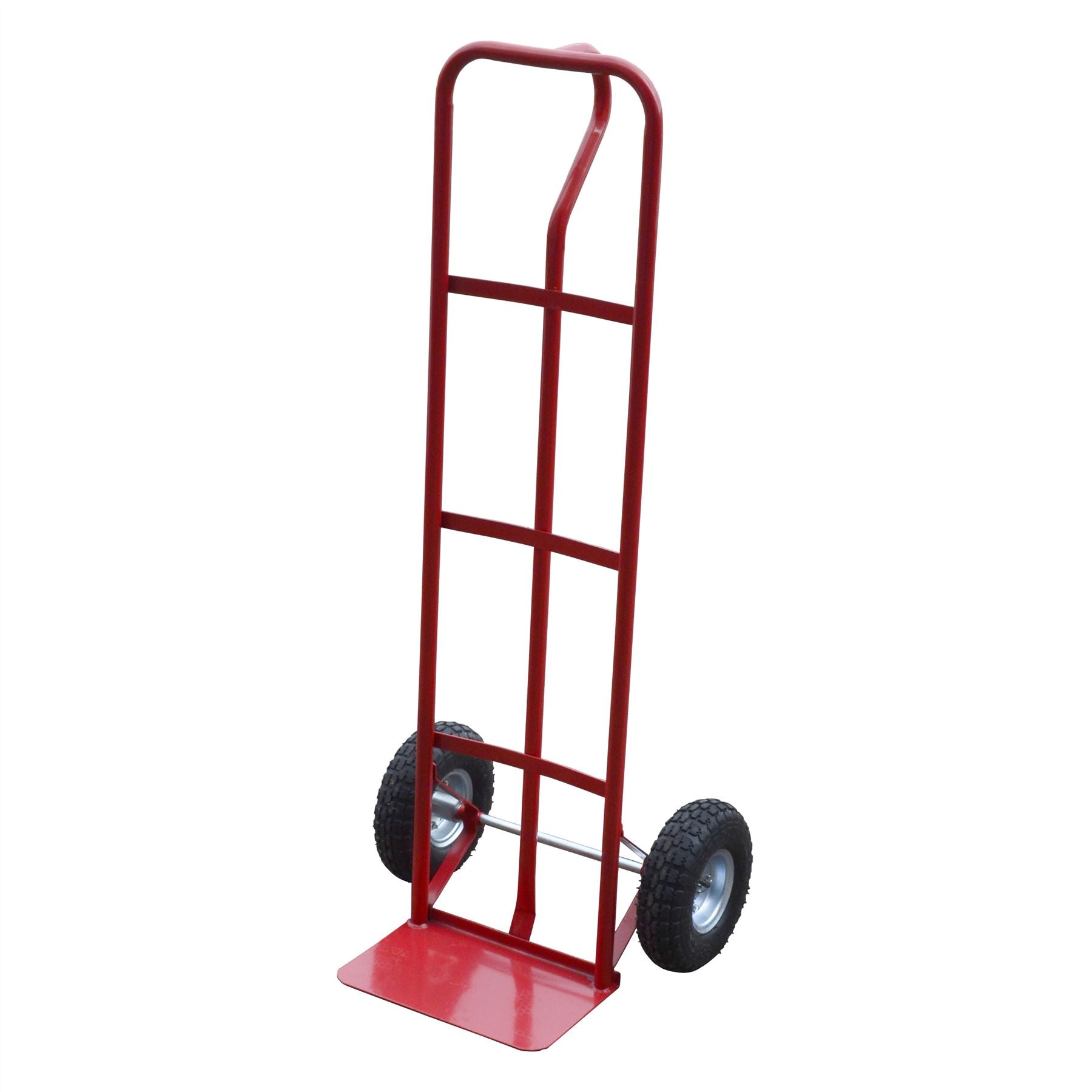 Sackkarre 600lb mit pneumatischen Rädern rot Stahl Hand Trolley Stapler LKW