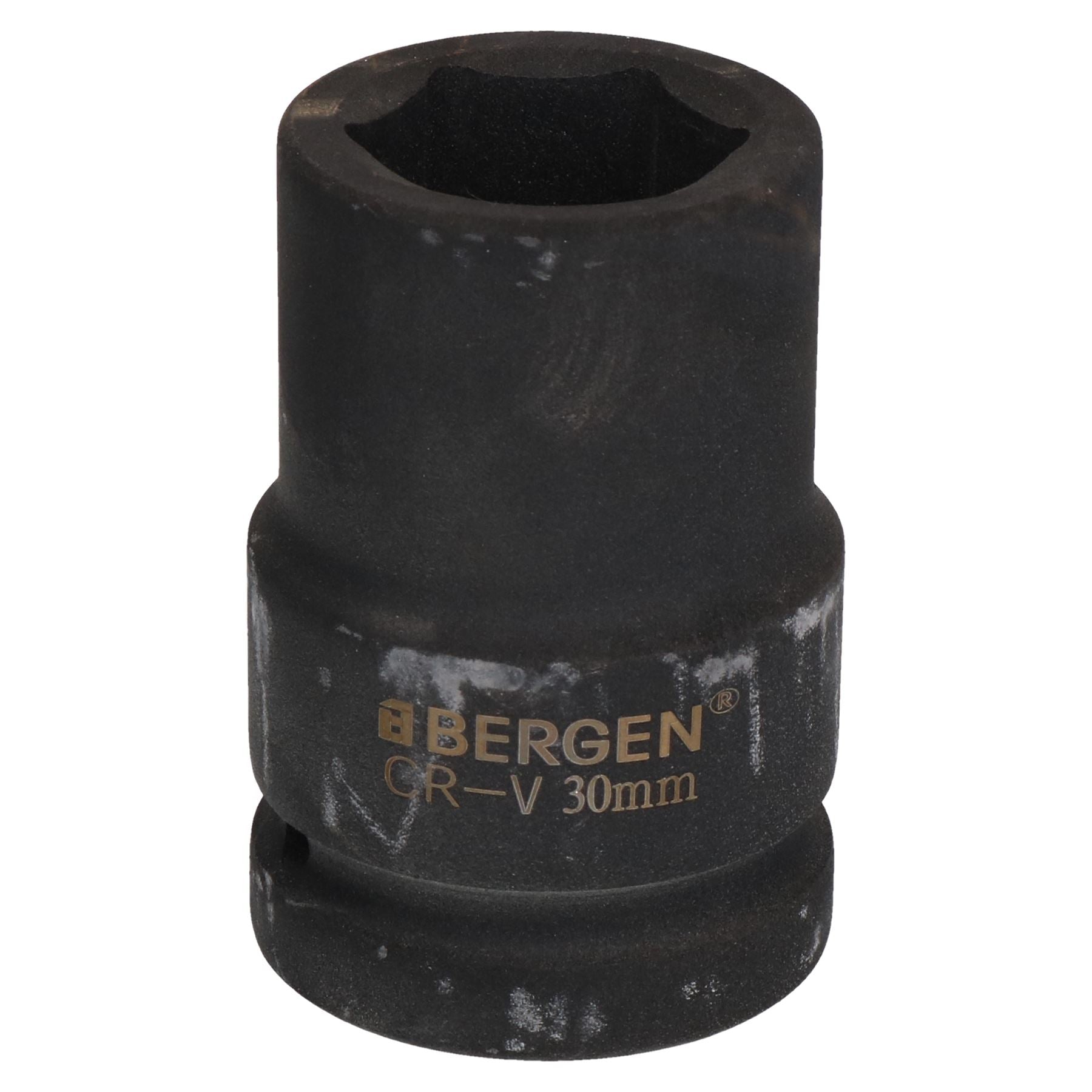 30mm Metric 3/4" or 1" Drive Deep Impact Socket 6 Sided With Step Up Adapter