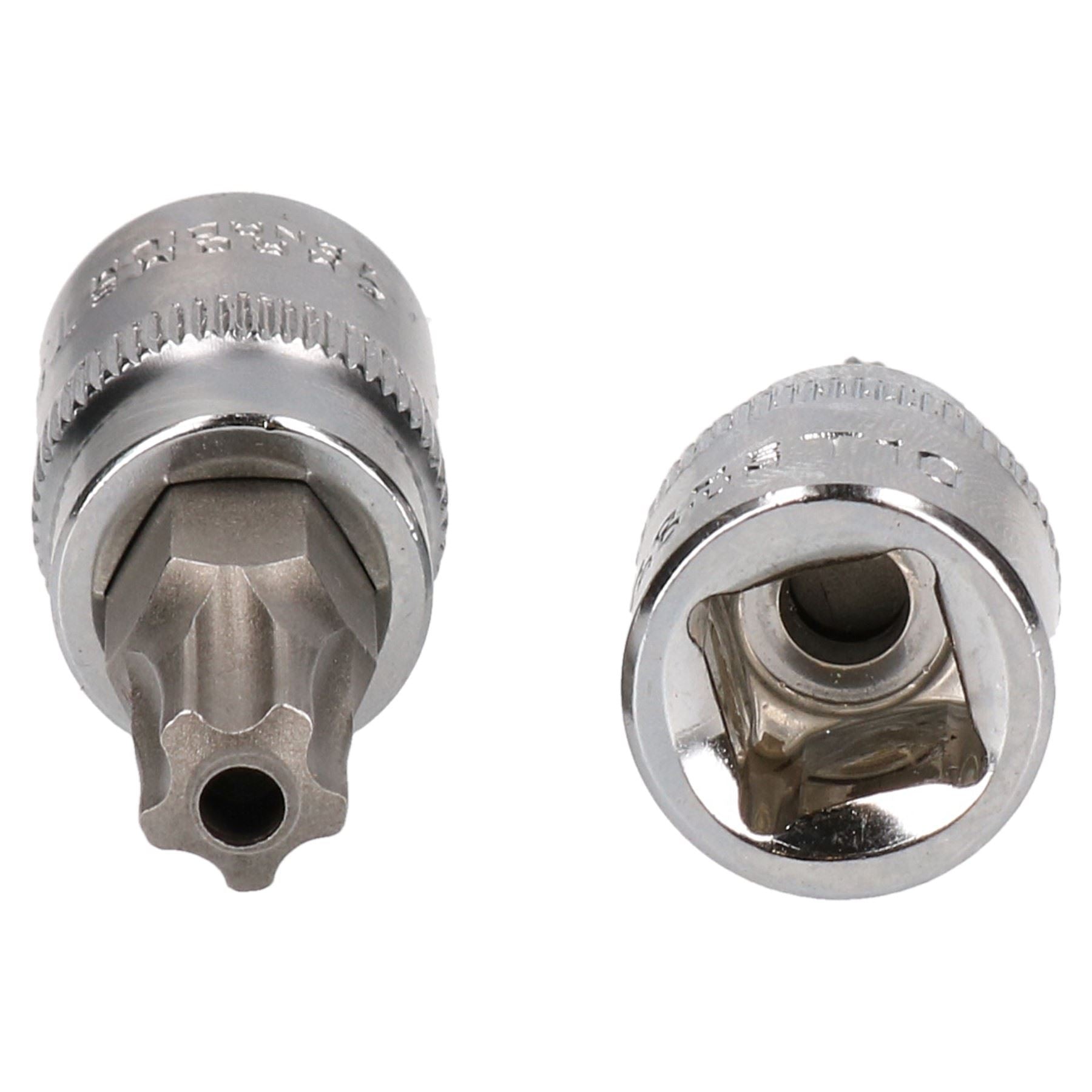 5-seitige Torx Plus Security Bit-Steckschlüssel TPS10 – TPS50 3/8" Antrieb 9-tlg. Set auf Schiene