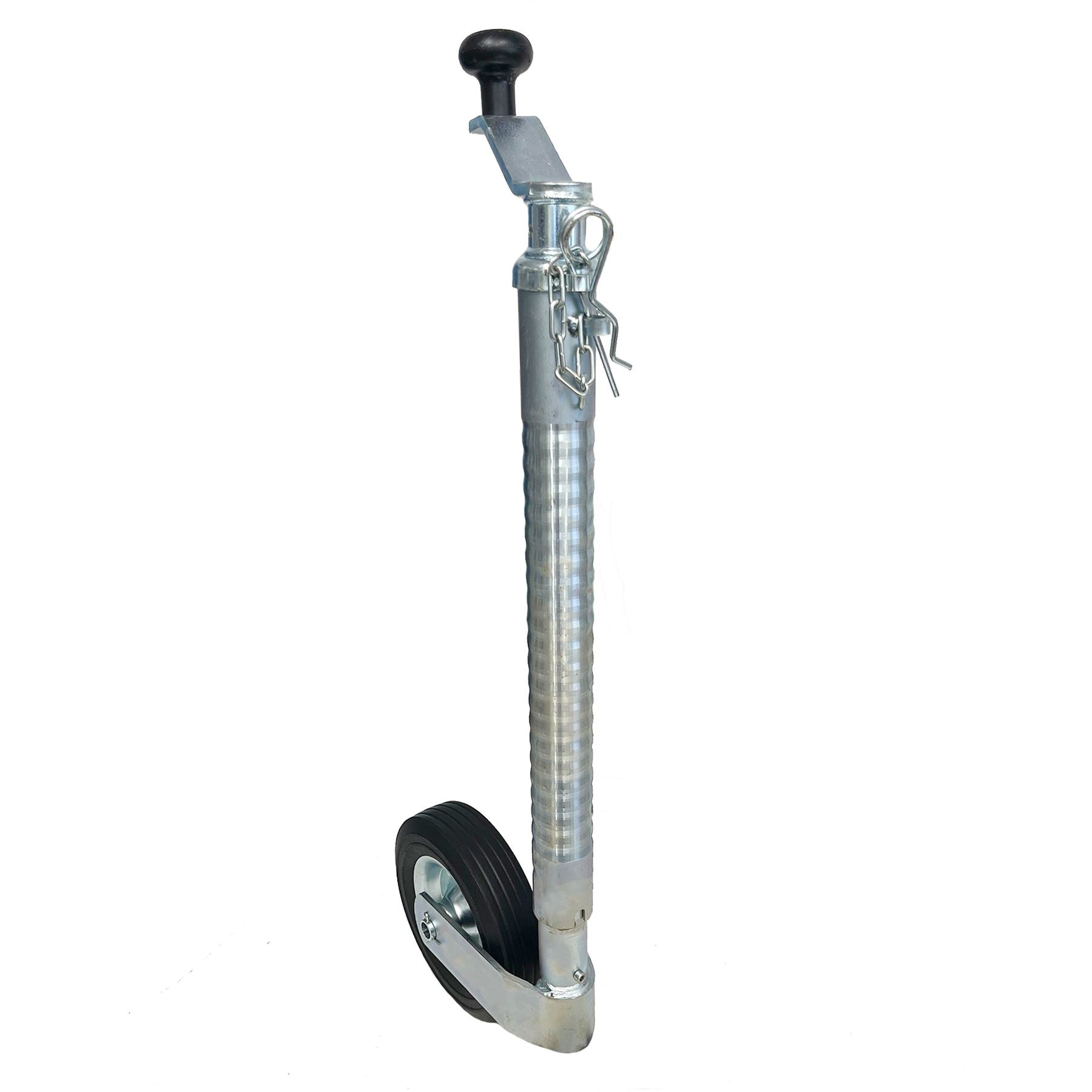 Roue jockey nervurée de 48 mm pour remorque SUPER HEAVY DUTY