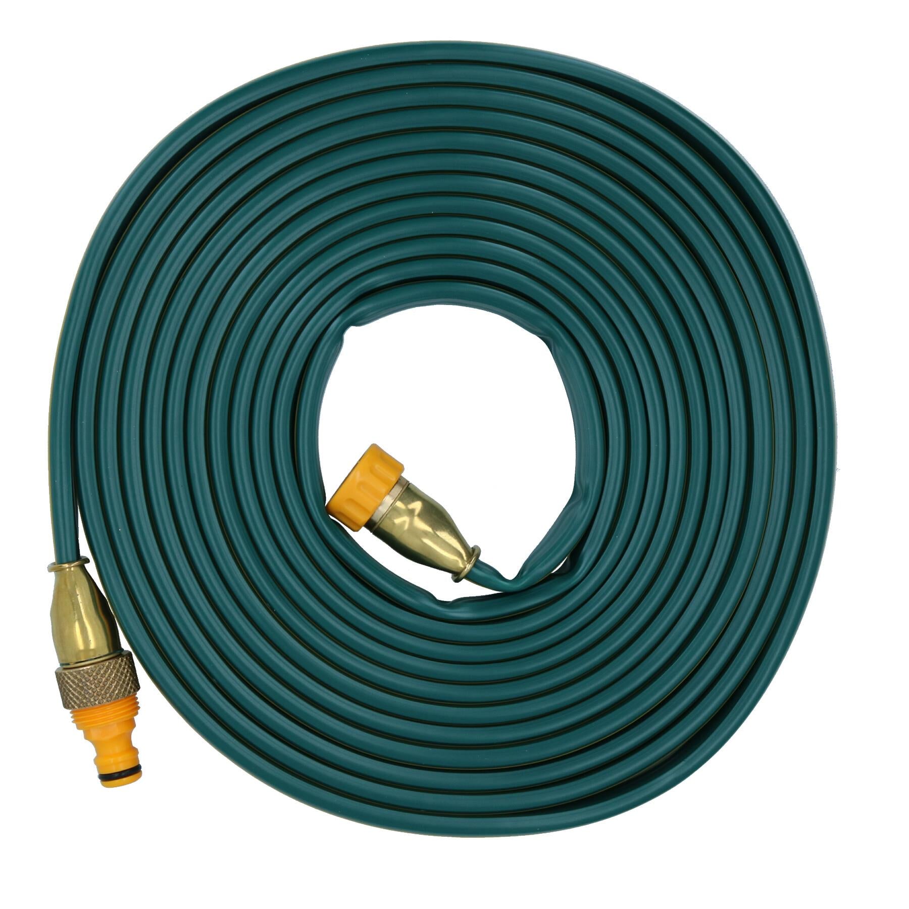2 in 1 Garten Sprinkler Soaker Flachschlauch Rohr Bewässerung 7,5 Meter Hozelock