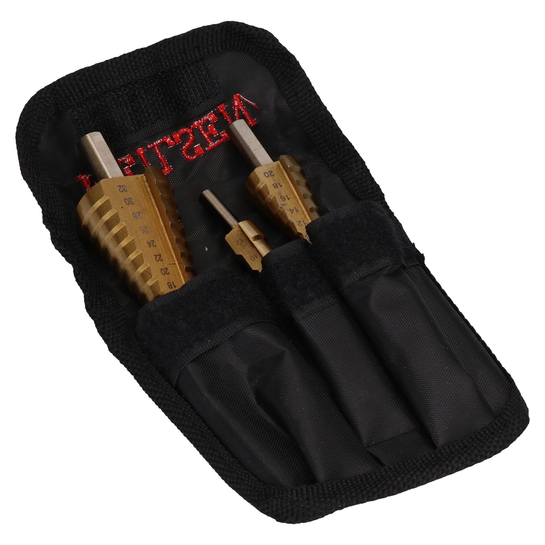 Forets étagés HSS revêtus de titane 3 pièces Fraises coniques 4 mm - 32 mm Forets