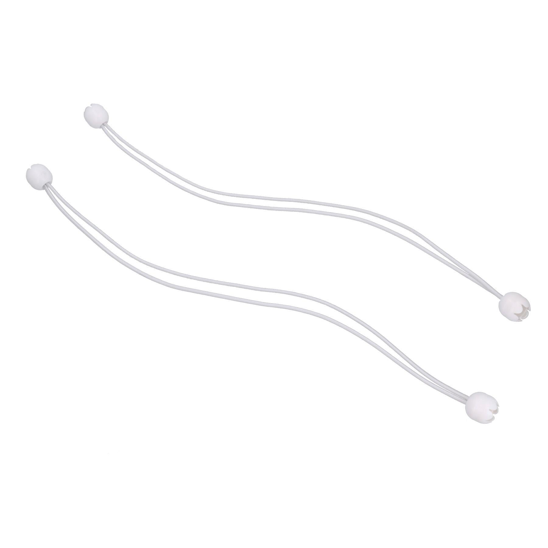 Lot de 10 tendeurs de voile à boules élastiques de 30 à 50 cm de long et cordon élastique de 4 mm pour bateau, yacht, canot