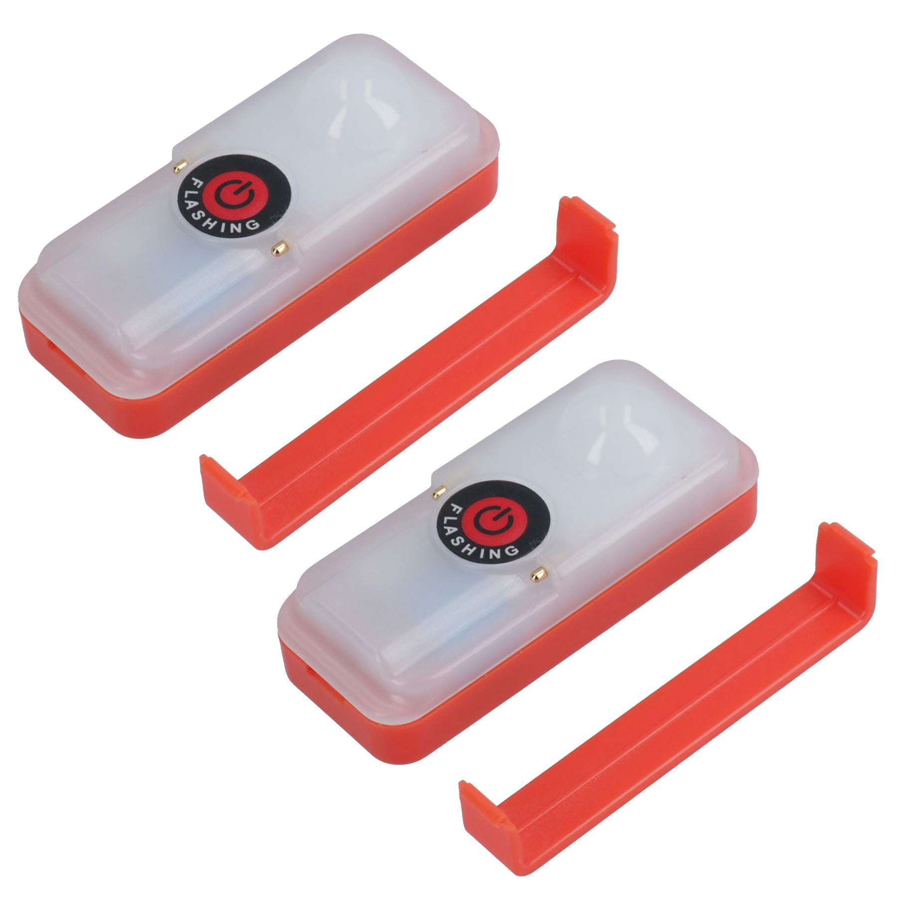 Lot de 2 lampes de poche stroboscopiques à LED pour gilet de sauvetage automatique Plastimo SOLAS