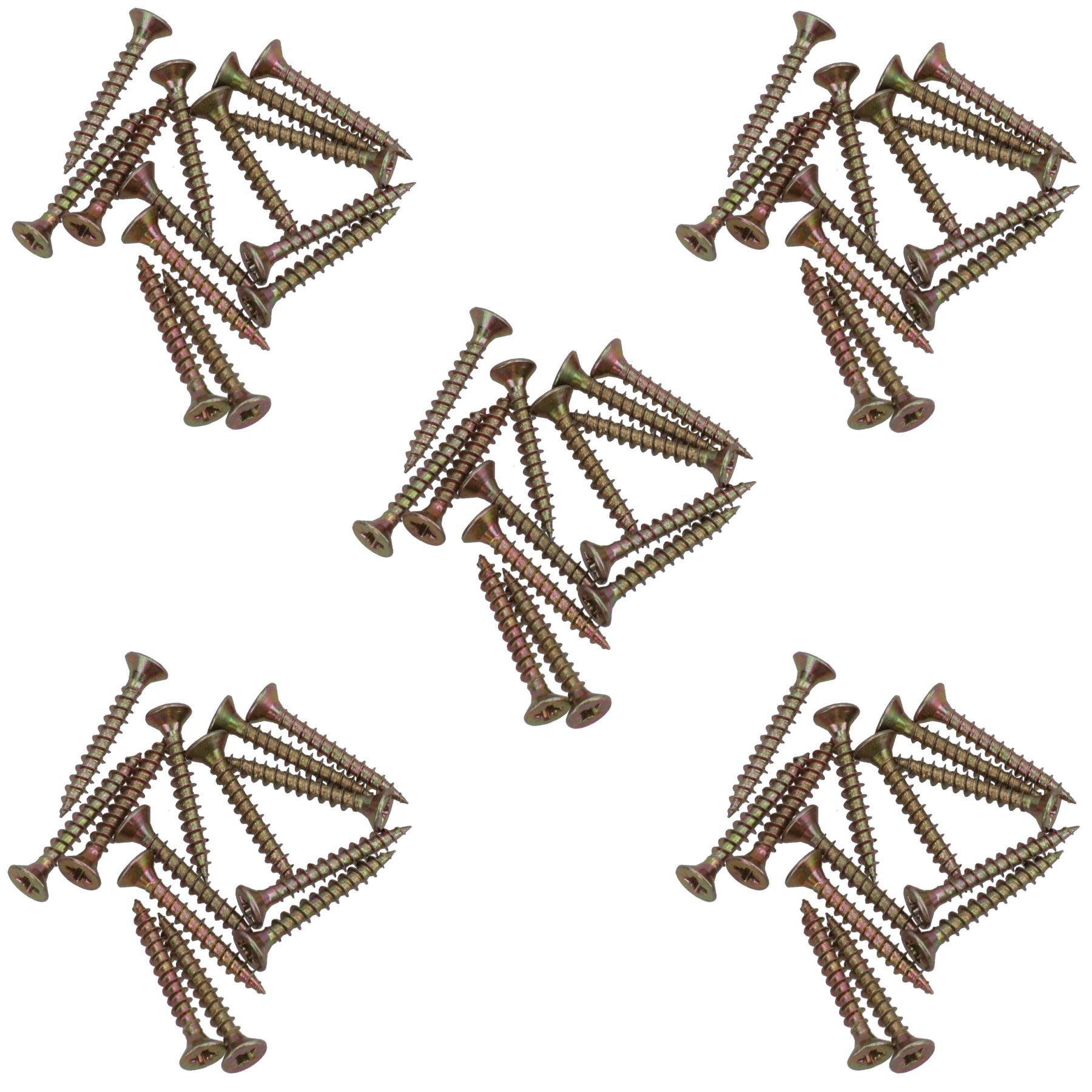 Vis à bois à tête fraisée 4 mm x 30 mm, empreinte PZ2