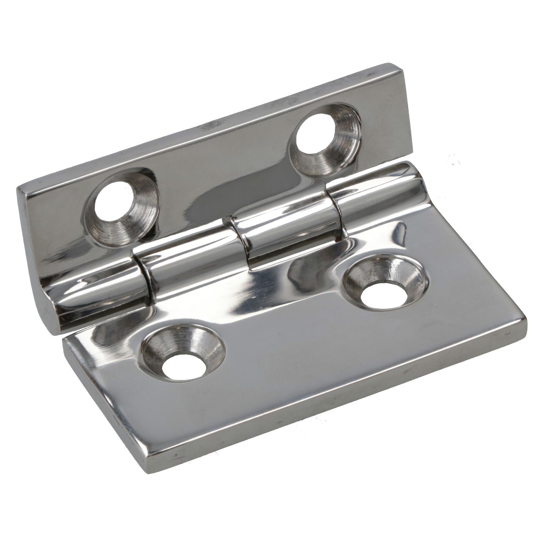 Polished Door Hinge Stainless Steel 61mm x 51mm 316 Marine Cabin Hatch