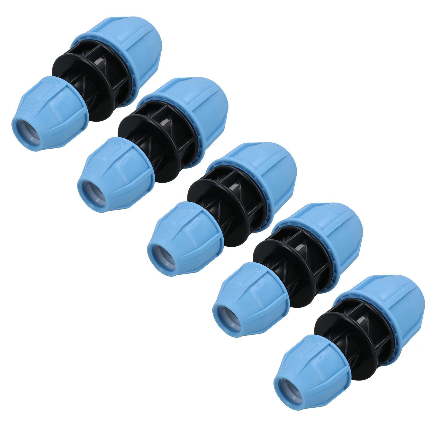 Raccord de réduction pour tuyau en PEHD 32 mm x 20 mm pour système d'eau froide