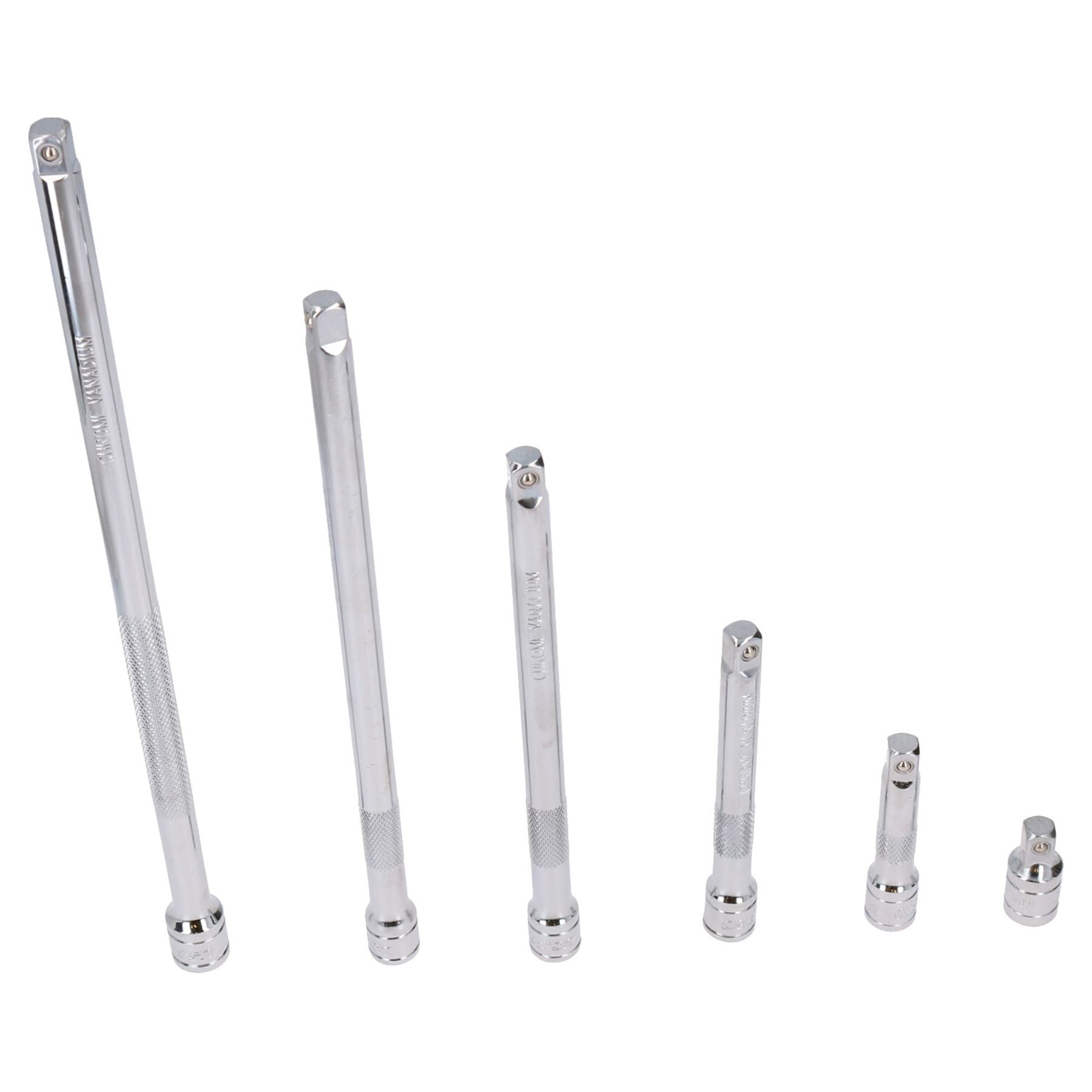 3/8 Zoll Antrieb, gerade Steckschlüssel-Verlängerungsstange, Satz 38 mm - 300 mm, 6-teilig