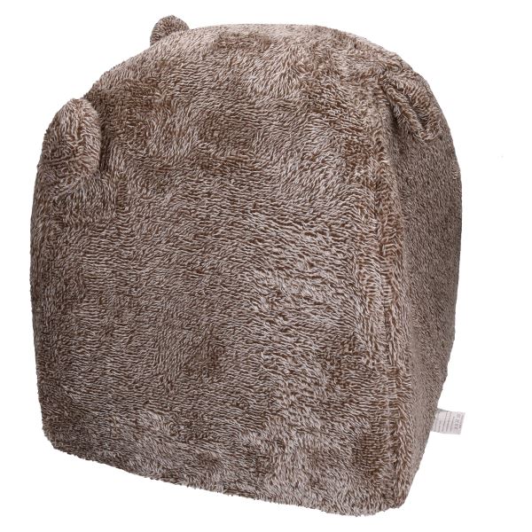 Lit pour chat en forme d'ours en peluche marron Cat Bed Time 38 cm/15"