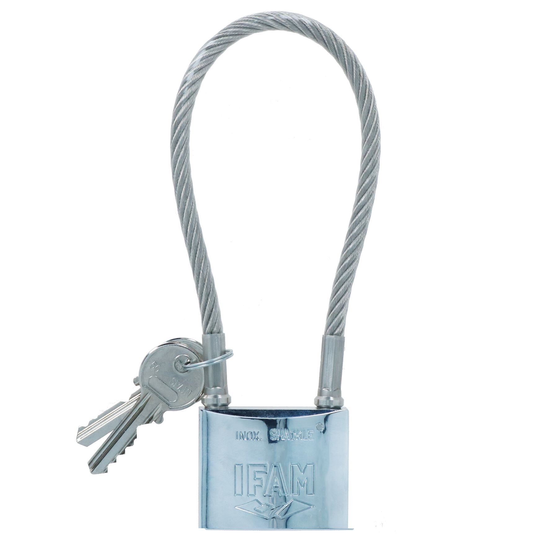 50mm Marine Cable Padlock Stainless Steel Shackle Rust Proof Boat Yacht