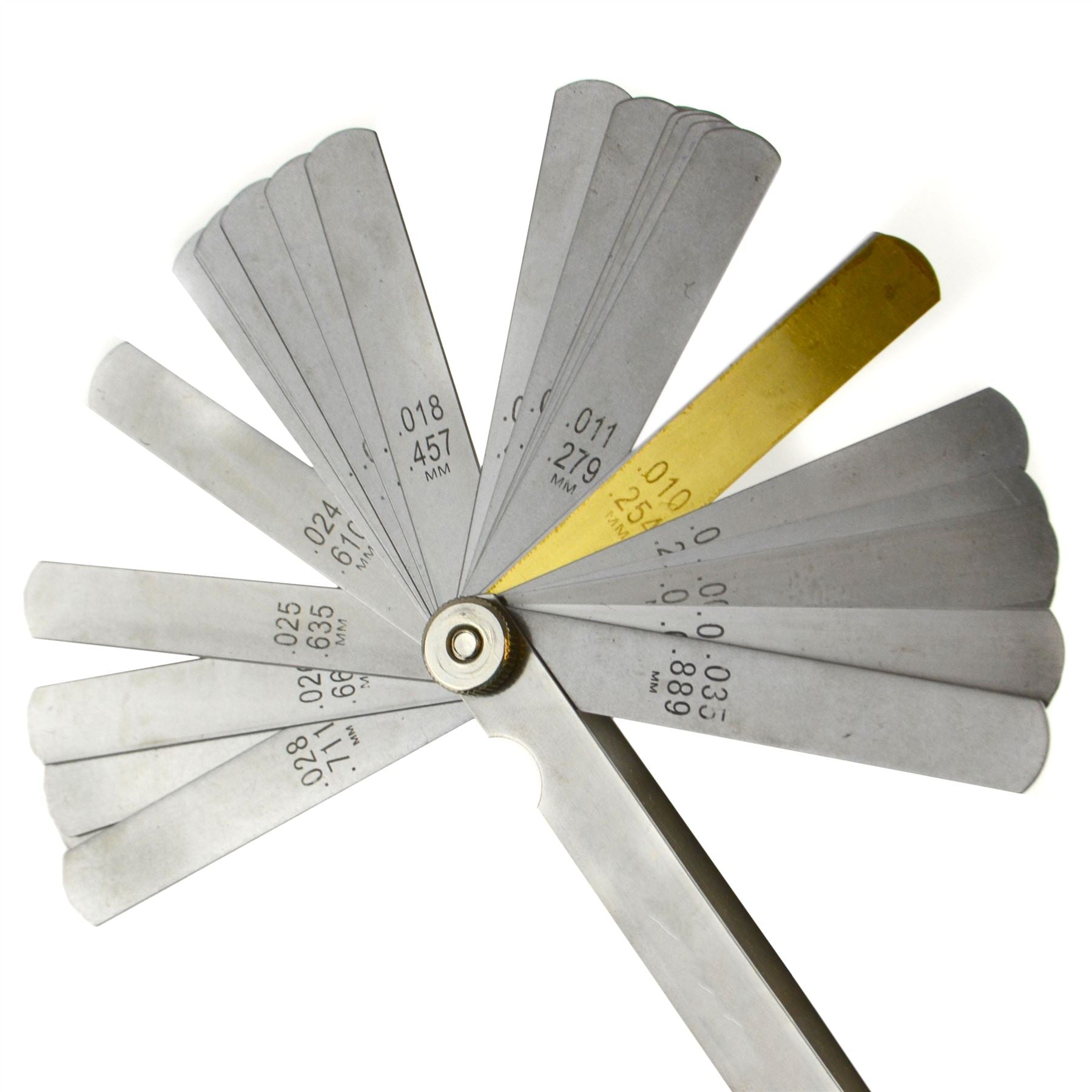 32-Blatt-Fühlerlehre, metrisch und imperial, Stößelabstandsmessung, Zündkerzenstecker TE918