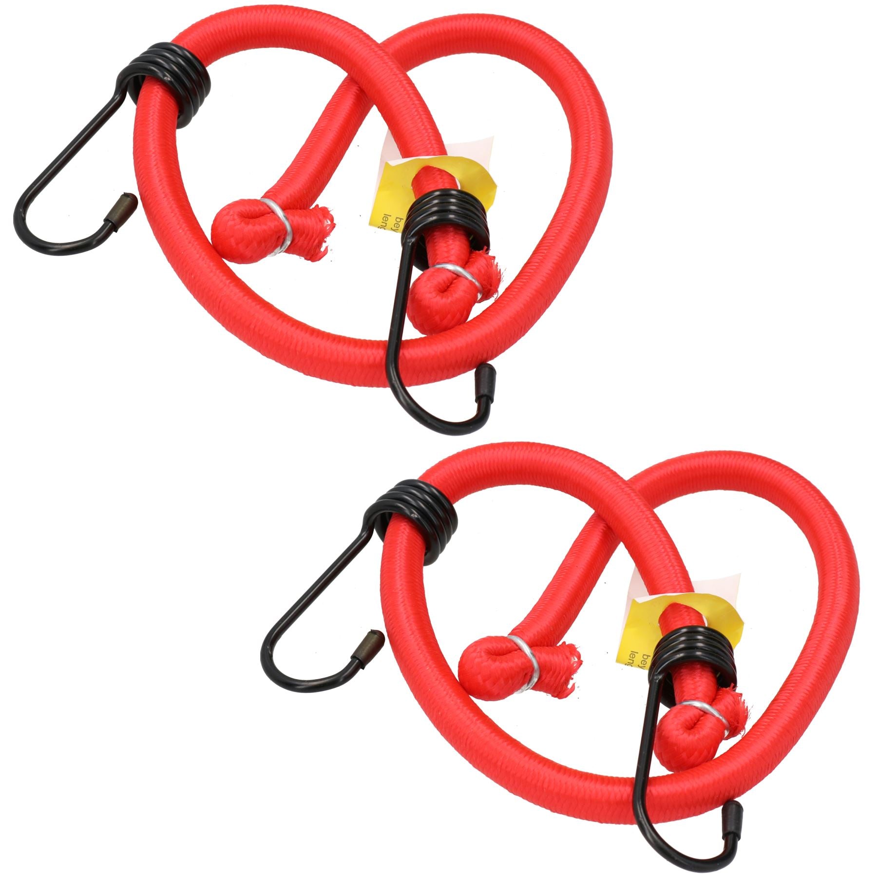 Sangle de fixation robuste en corde élastique de 60 cm / 24 po avec crochets