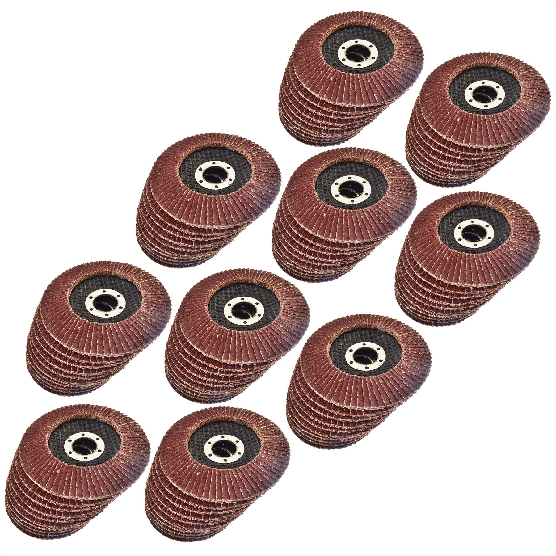 Fächerscheiben 60er Körnung Winkelschleifer 4,5" (115mm) Flachschleifen Schleifen